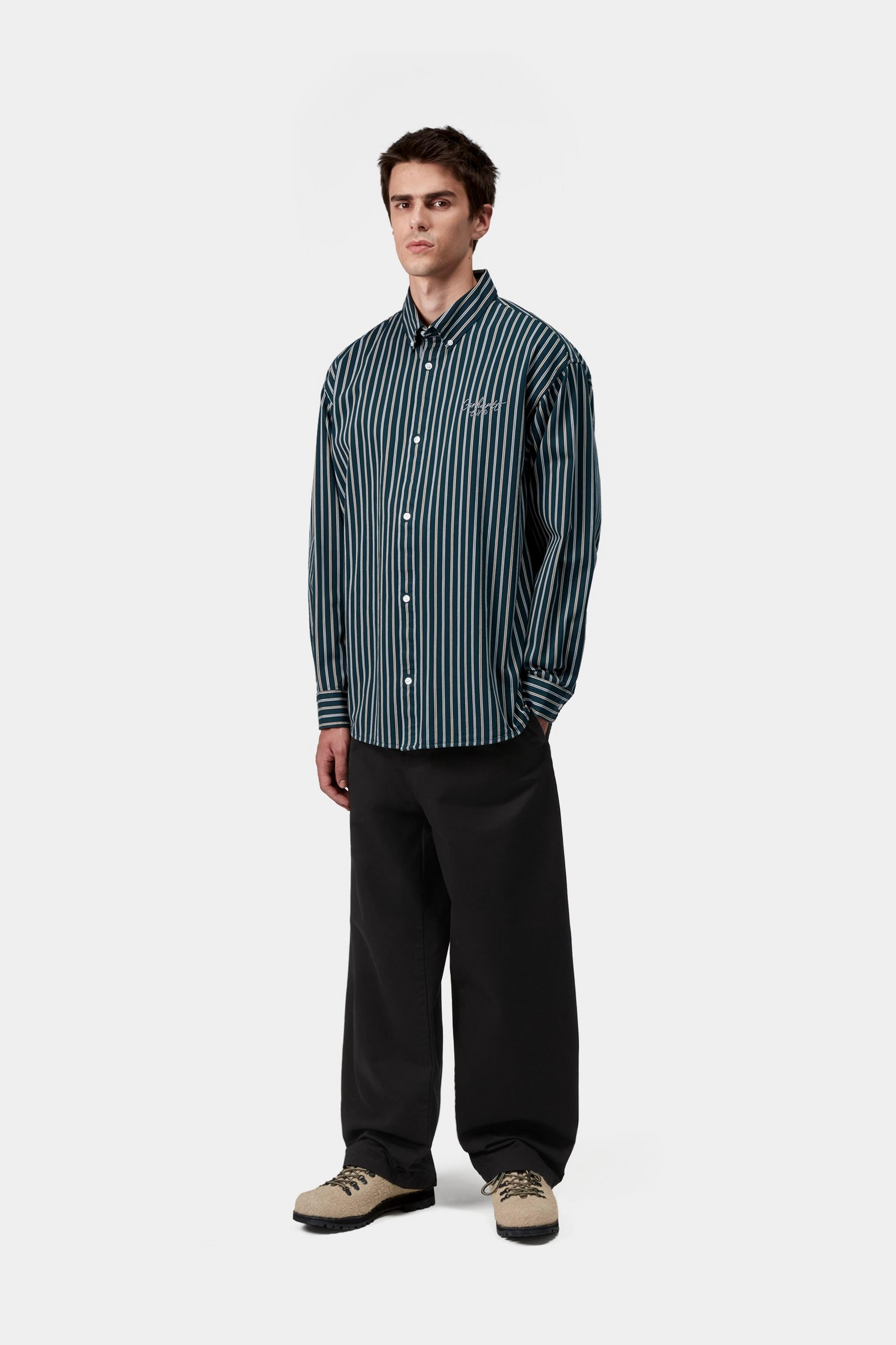 Brady Pant - Black (stone washed)