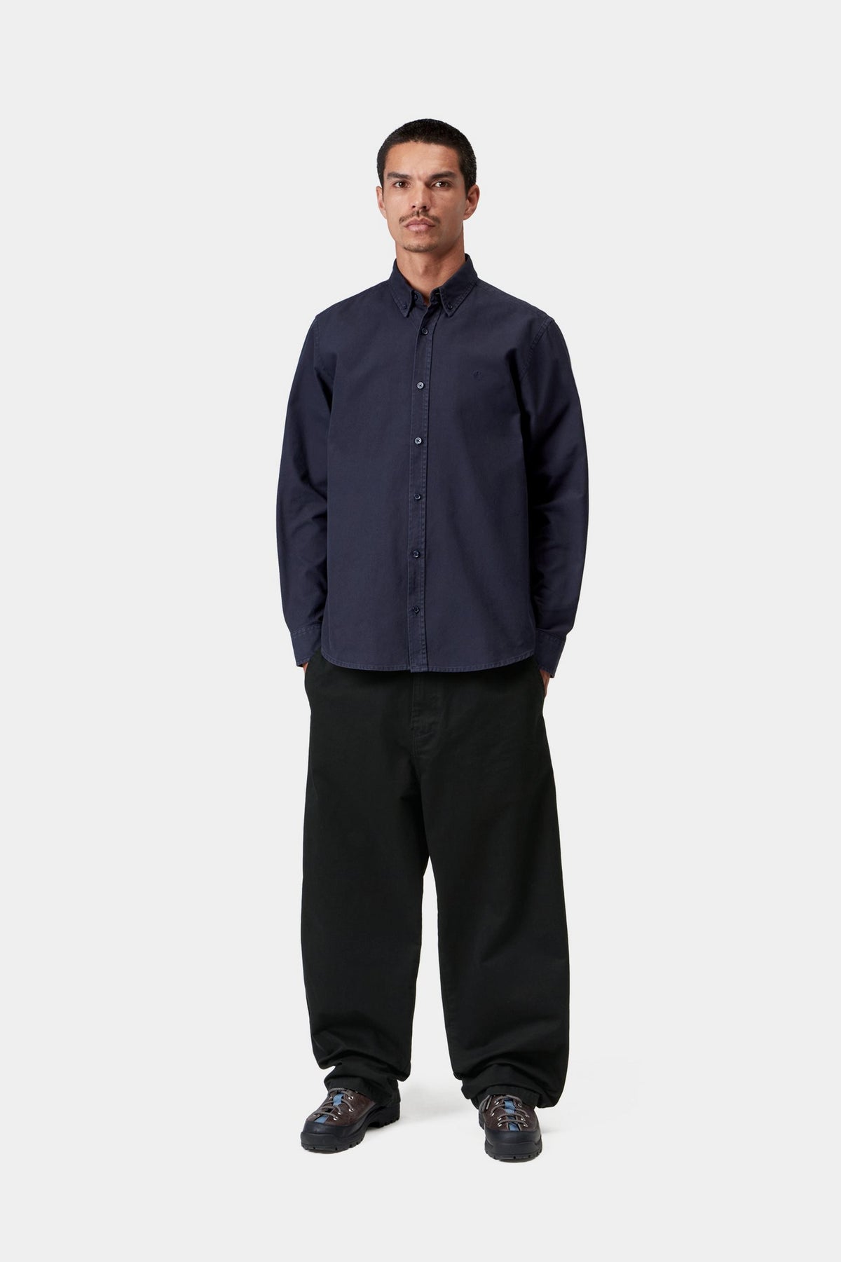 Brady Pant - Black stone washed