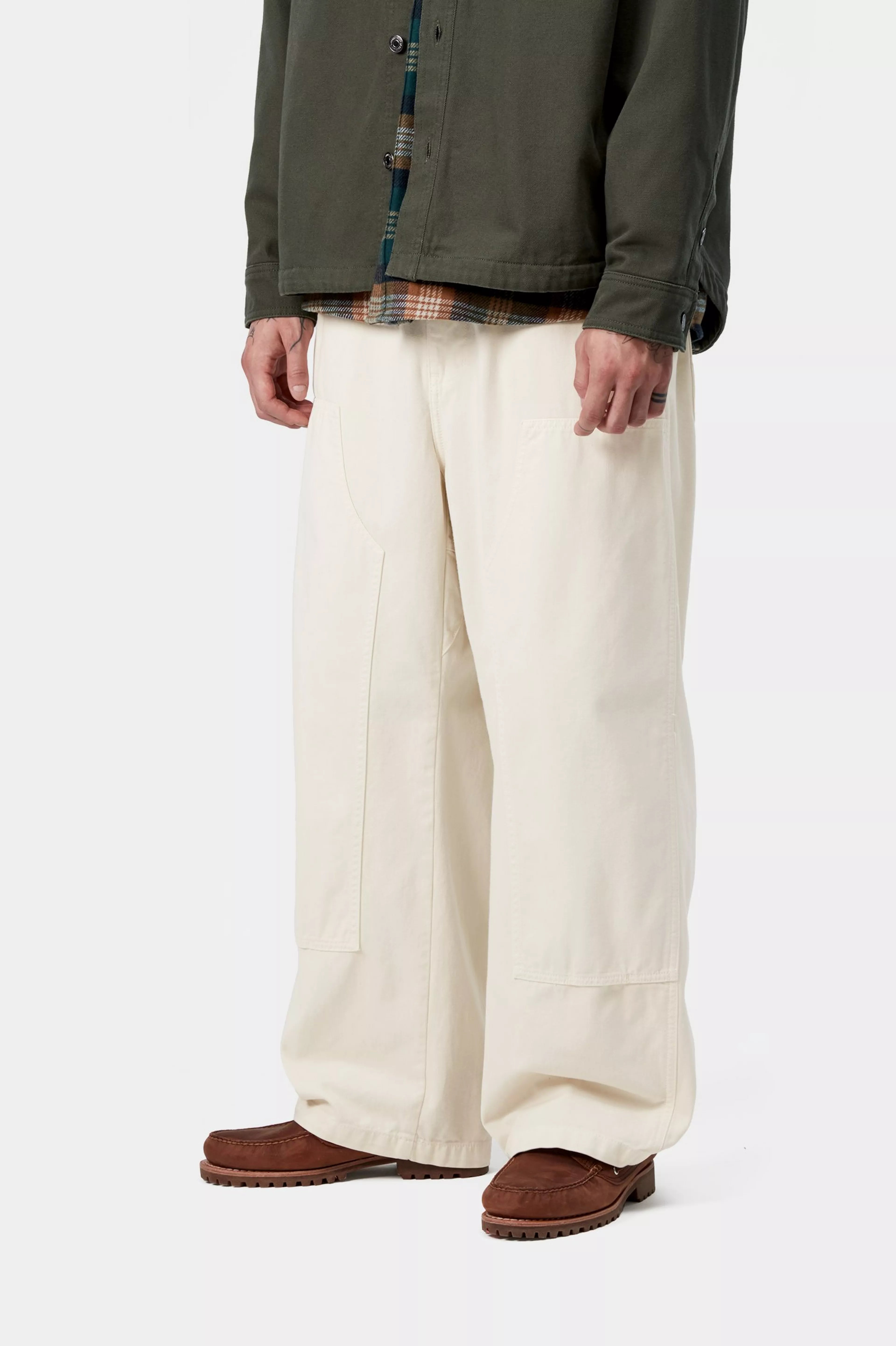 CRAWTON PANT  - Salt (garment dyed) 4