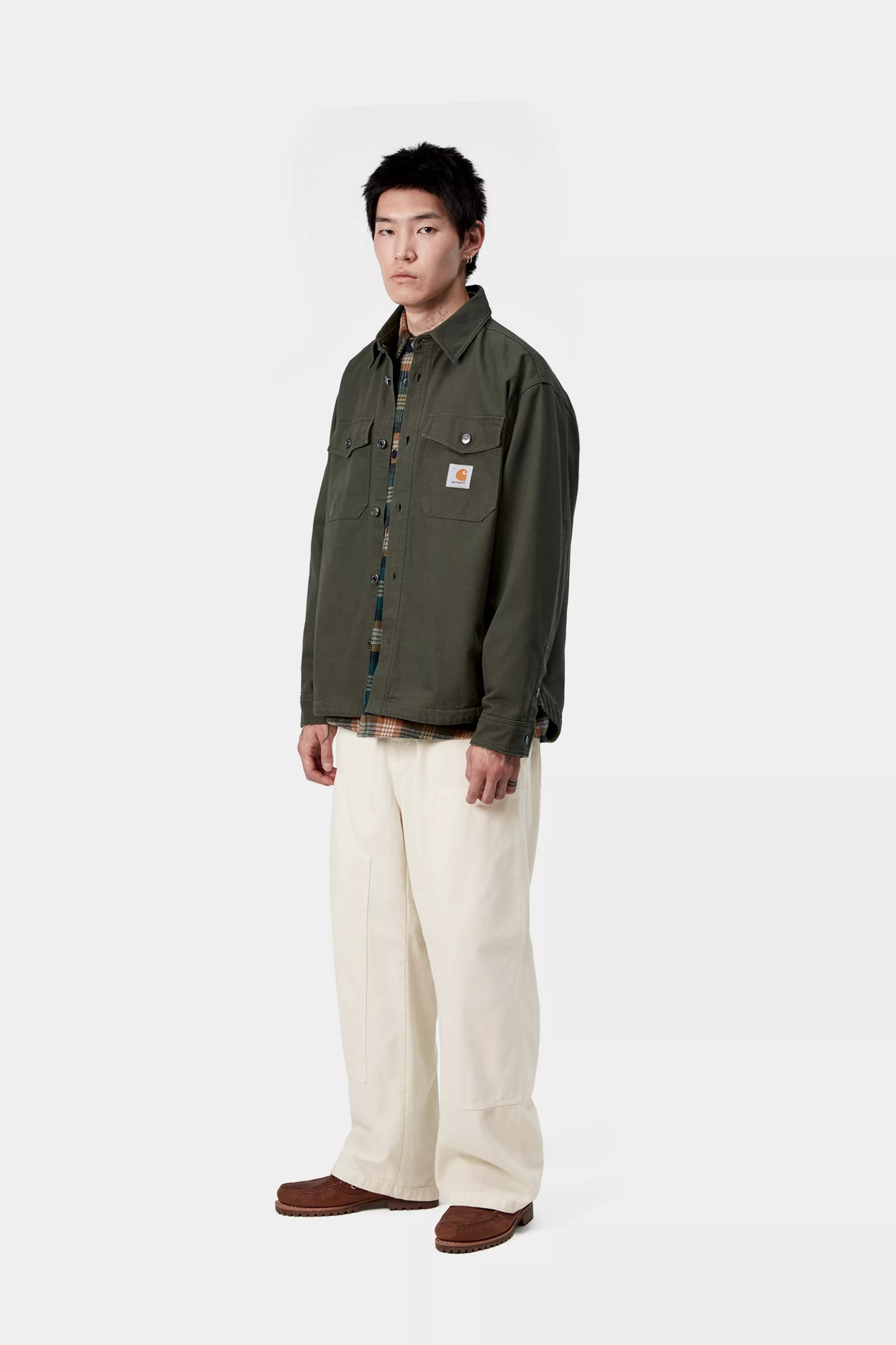 CRAWTON PANT  - Salt (garment dyed) 5