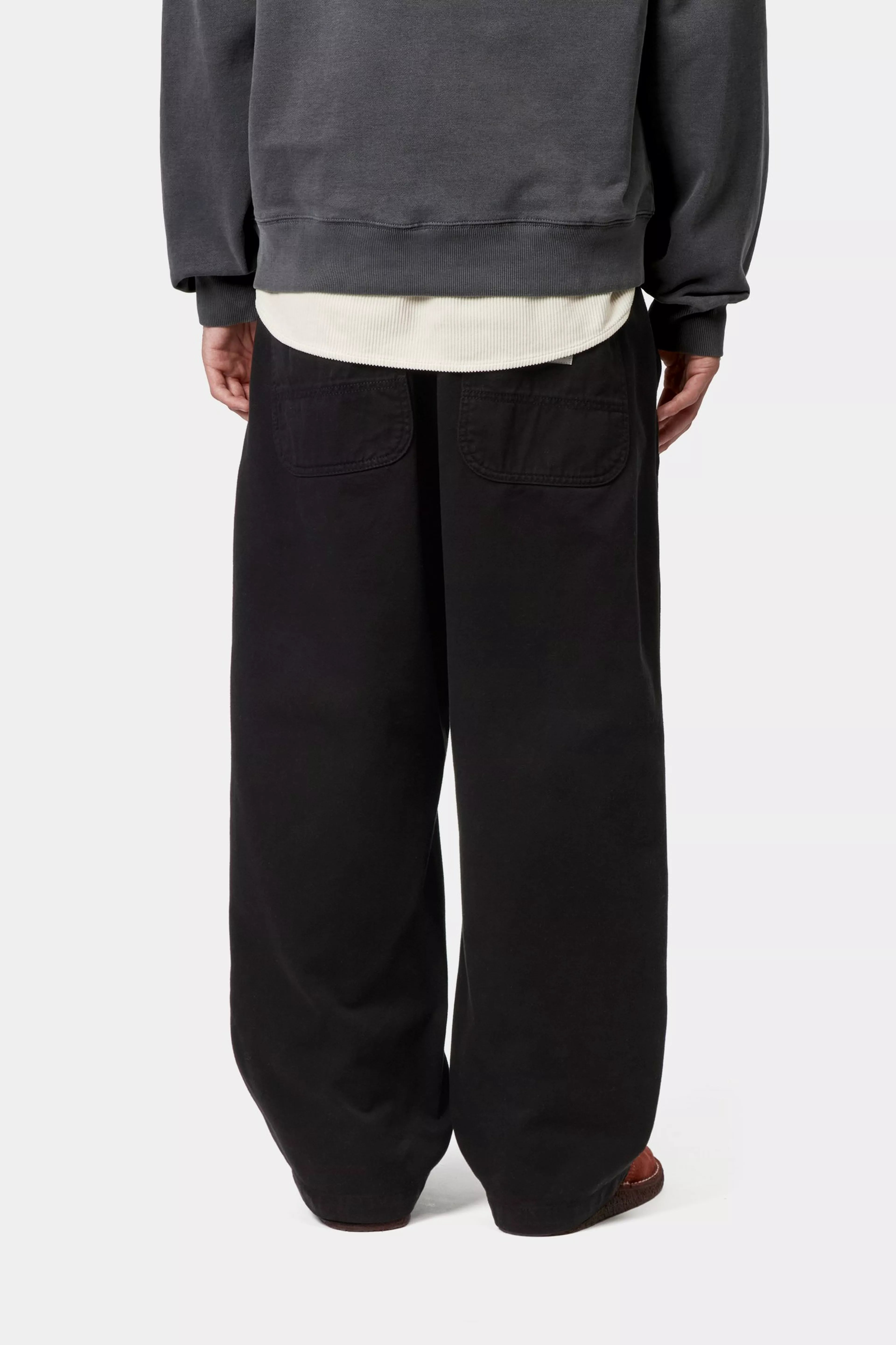 CRAWTON PANT  - Black (garment dyed) 3