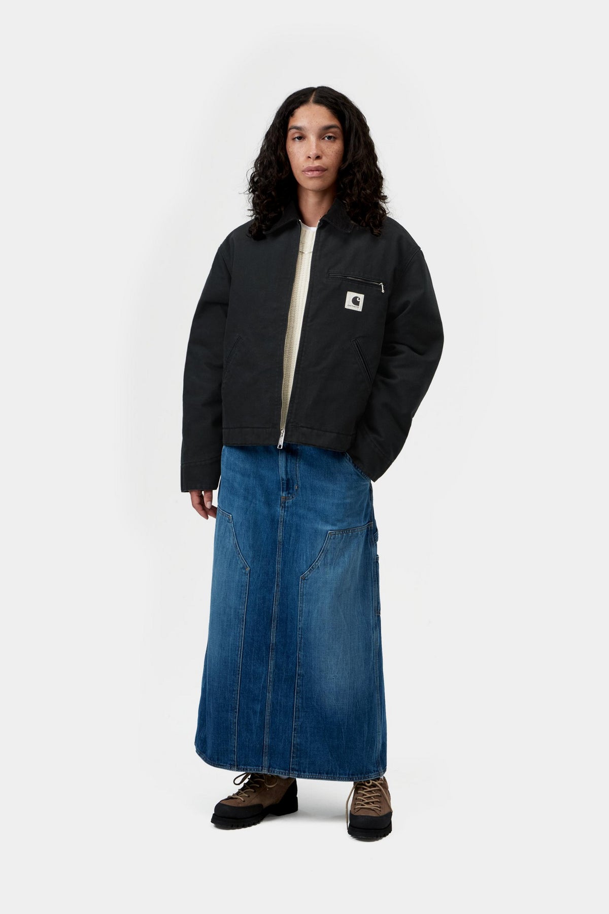W' OG Detroit Jacket - Black / Black stone canvas