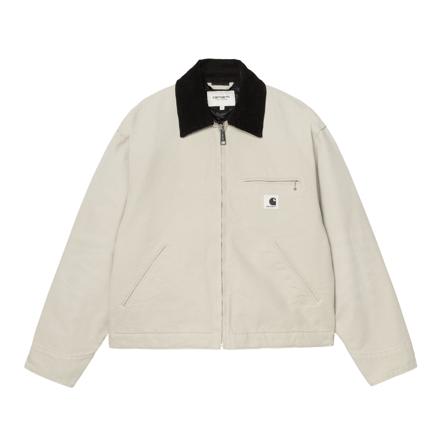 W' OG DETROIT JACKET  - Fleur De Sel / Black (stone canvas)