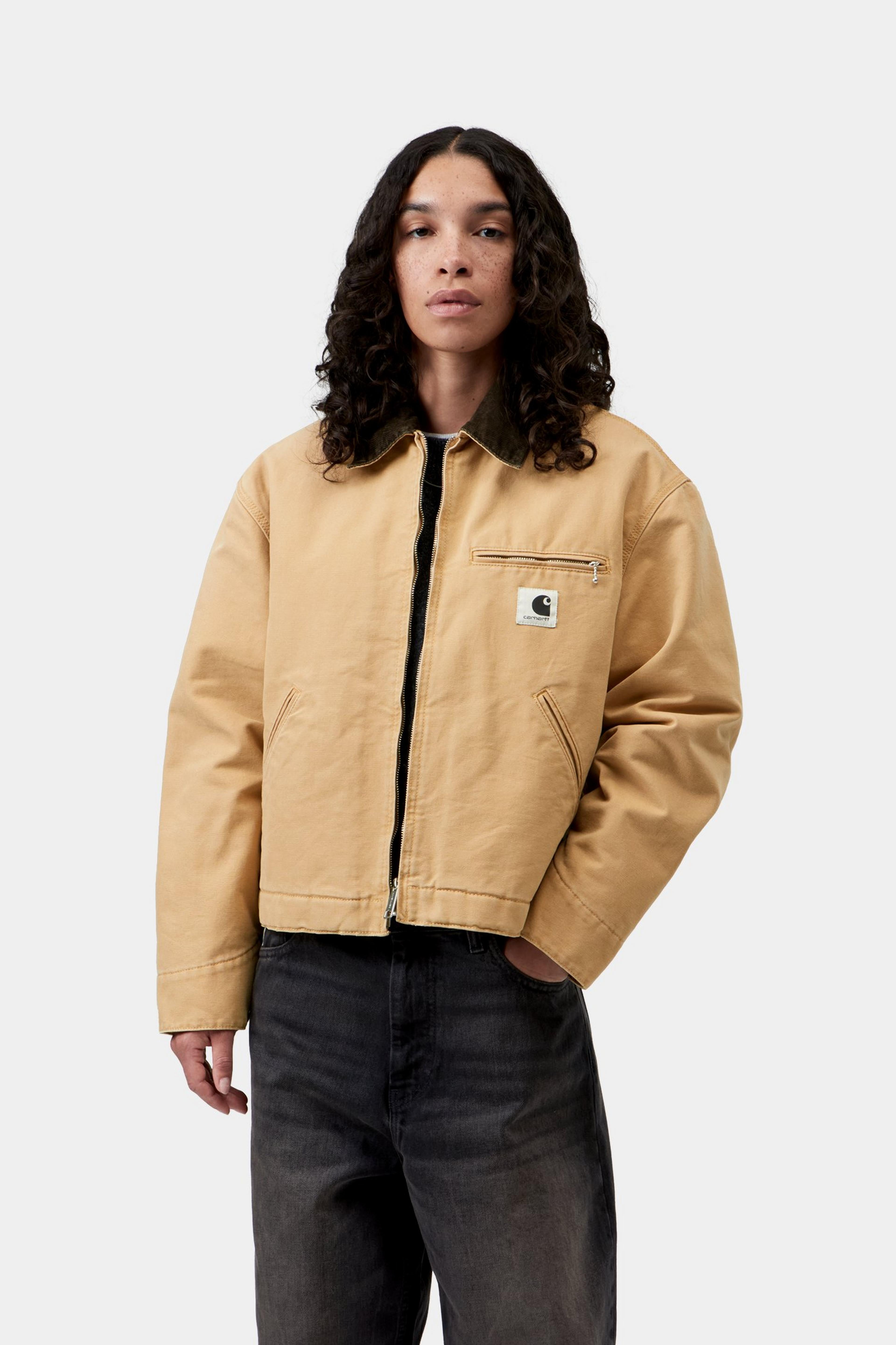 W' OG Detroit Jacket - WIP Dusty H / Tobacco stone canvas 2