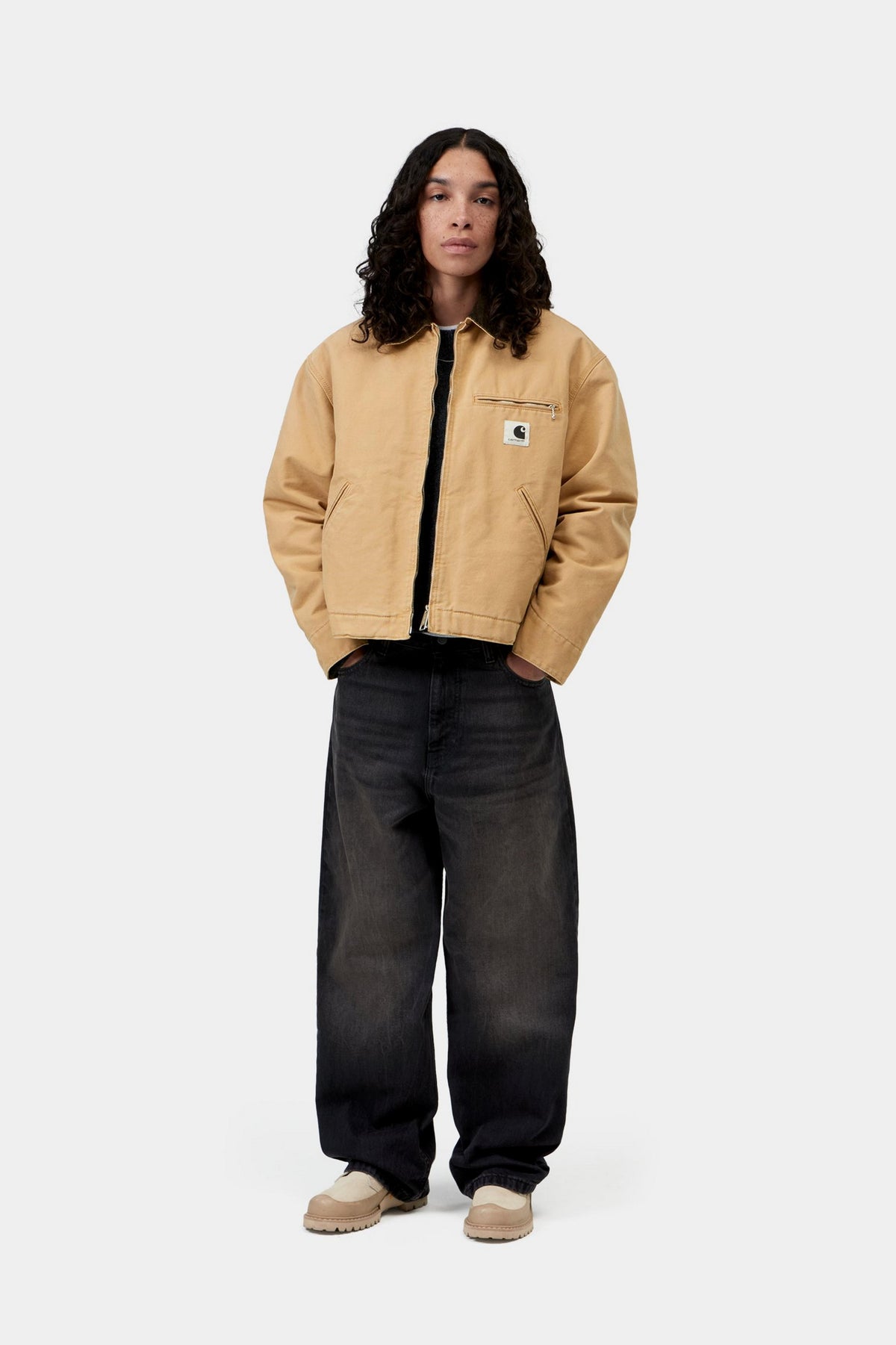 W' OG Detroit Jacket - WIP Dusty H / Tobacco stone canvas