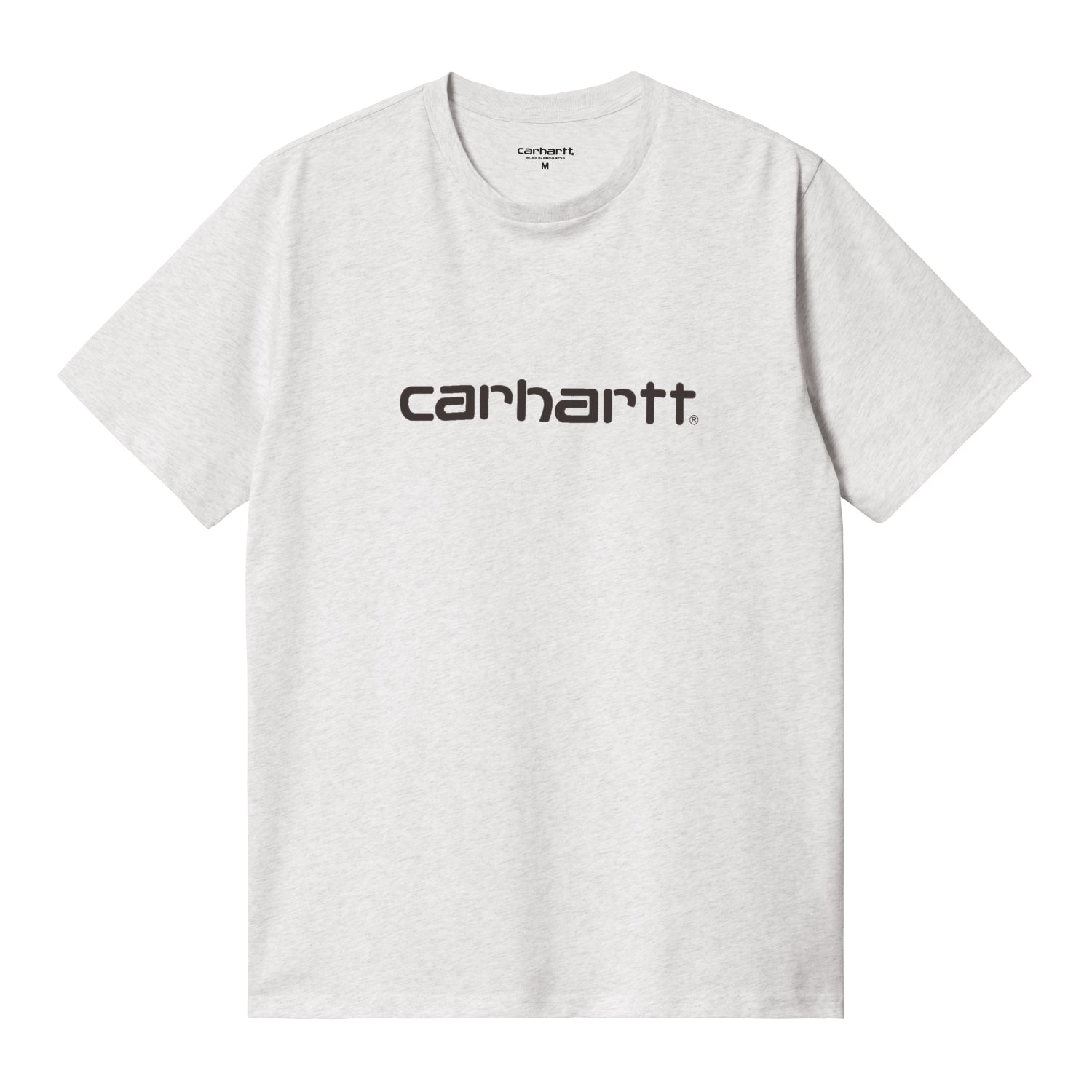 S/S Script T-Shirt - Ash Heather / Graphite