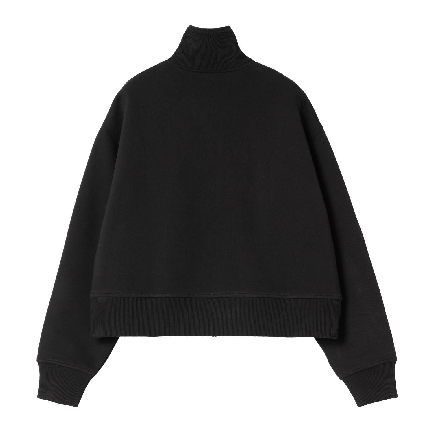 W' DETROIT SWEAT JACKET - Black (stone washed)