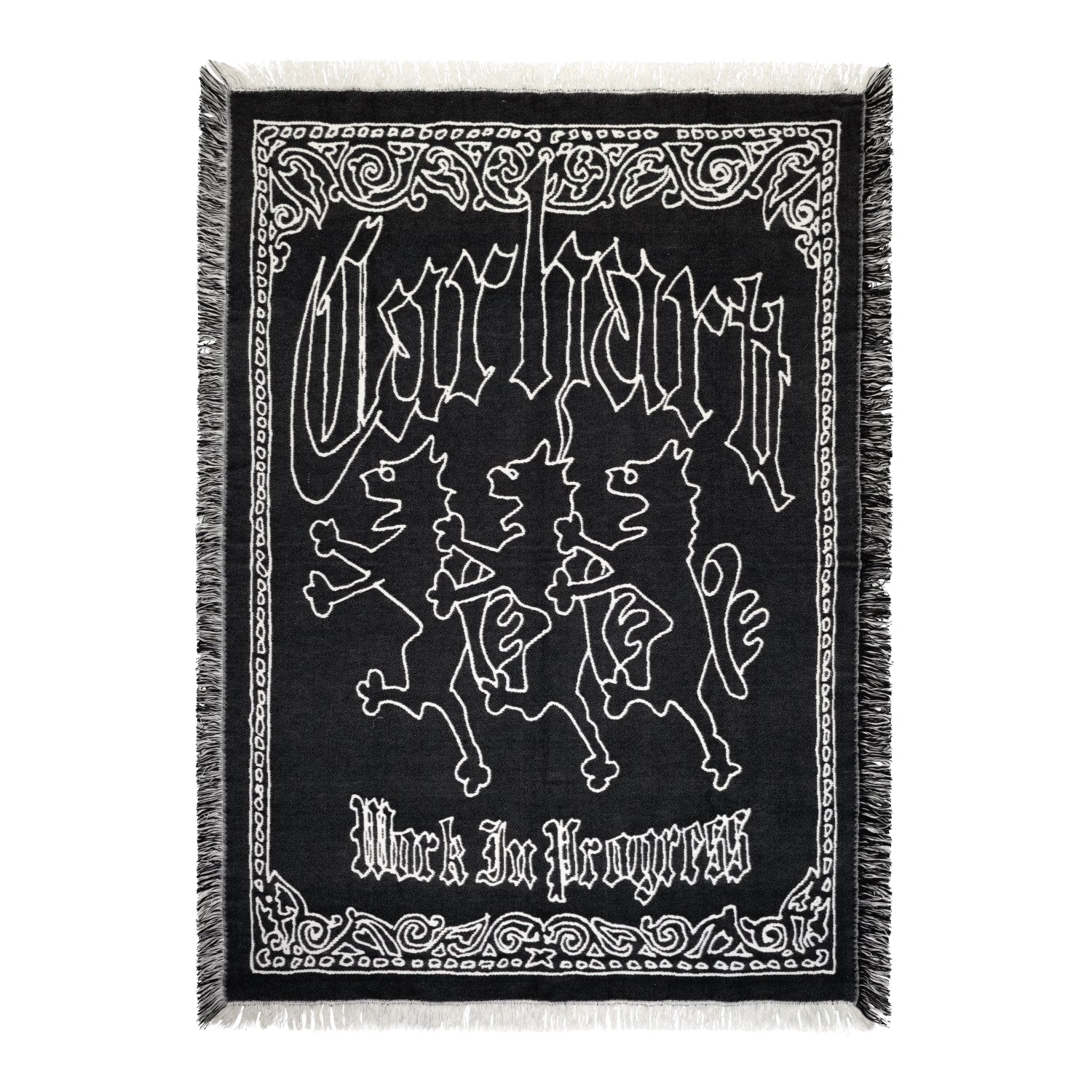 HACKWORK BLANKET  - Black / Wax