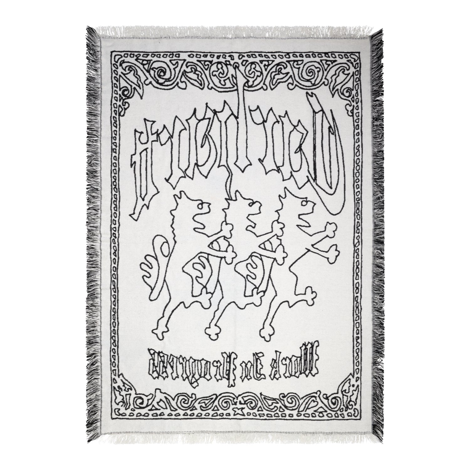 HACKWORK BLANKET  - Black / Wax