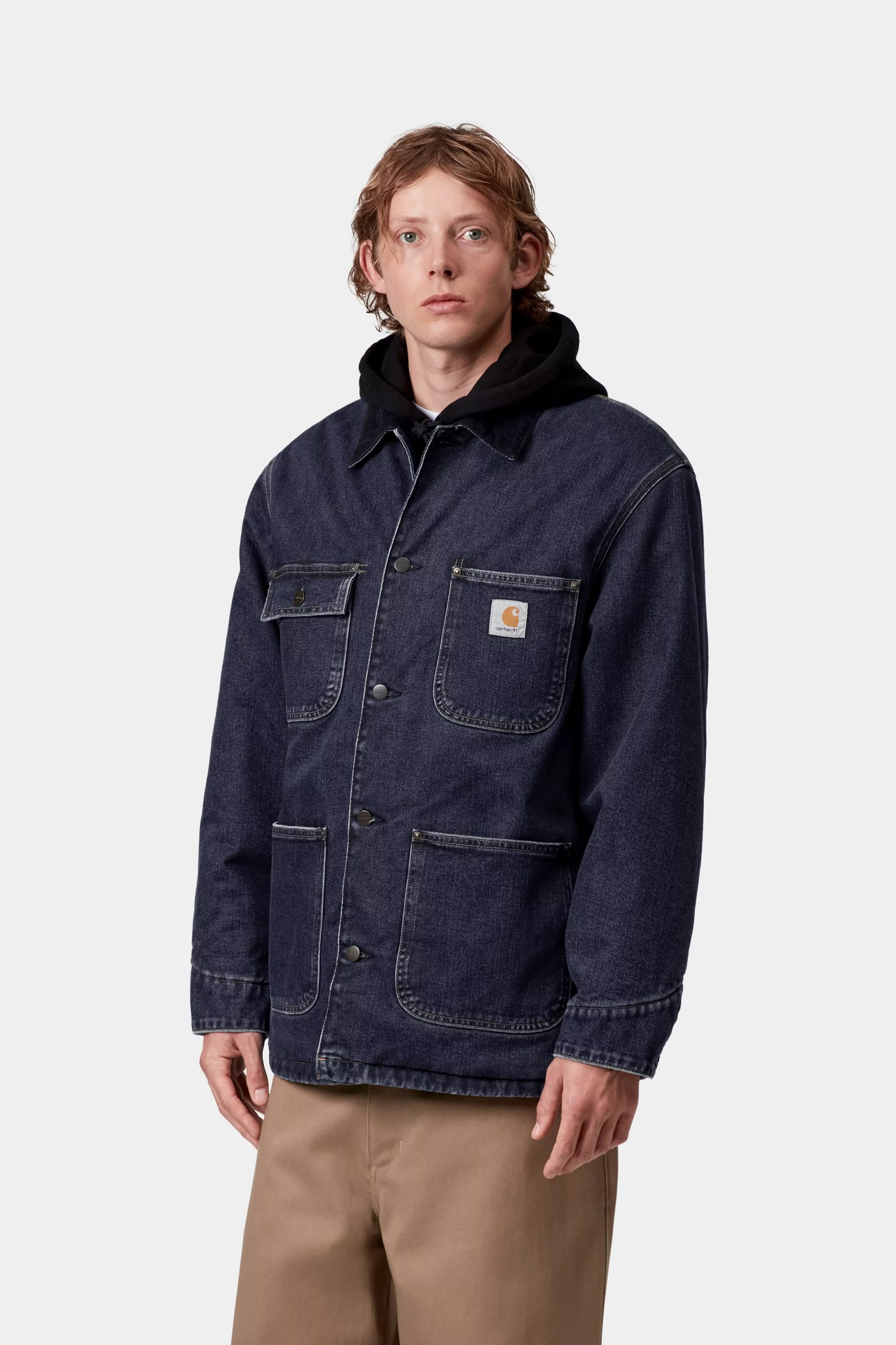 OG CHORE COAT  - Blue / Dark Navy (rigid)