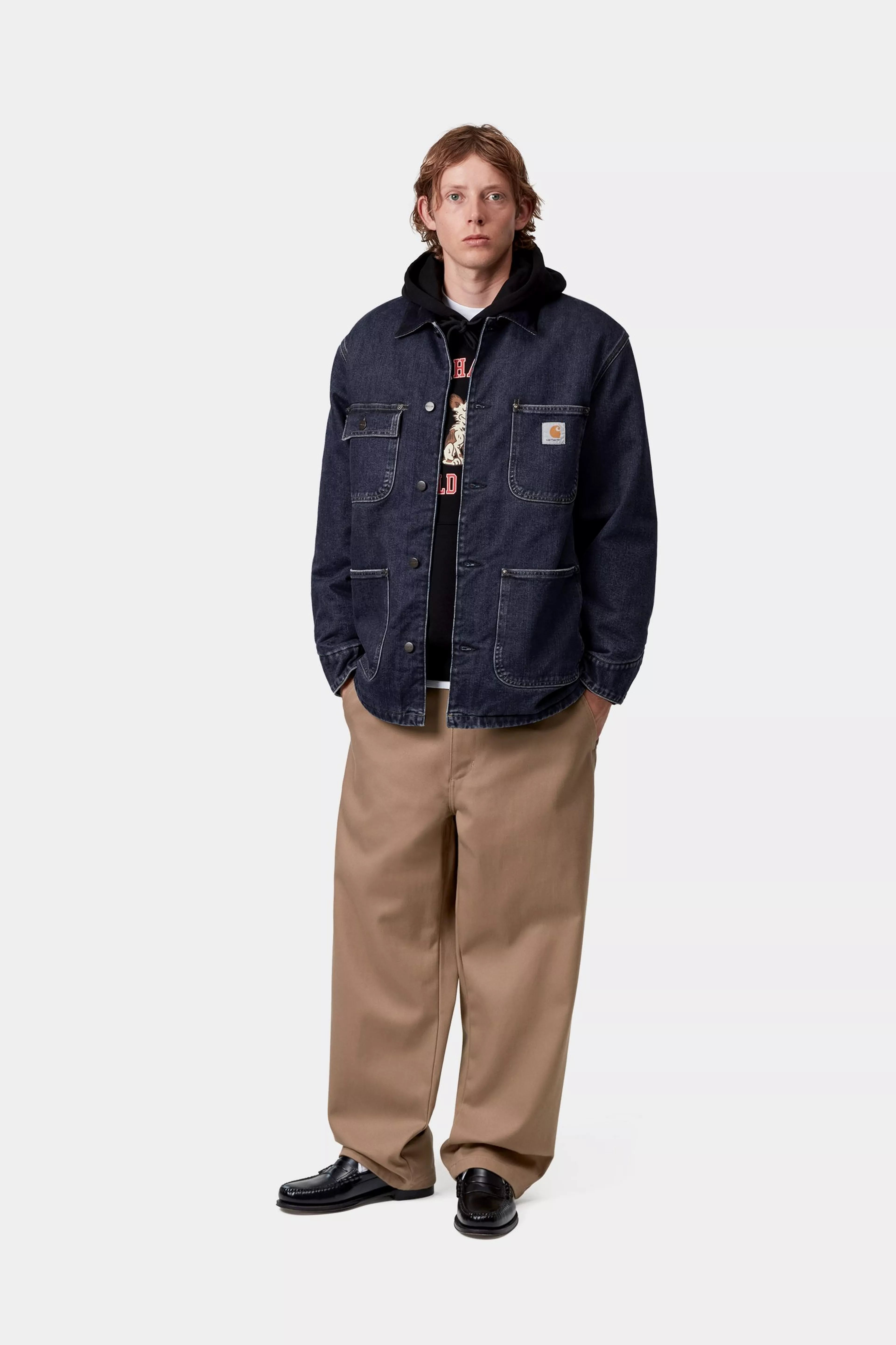 OG CHORE COAT  - Blue / Dark Navy (rigid)