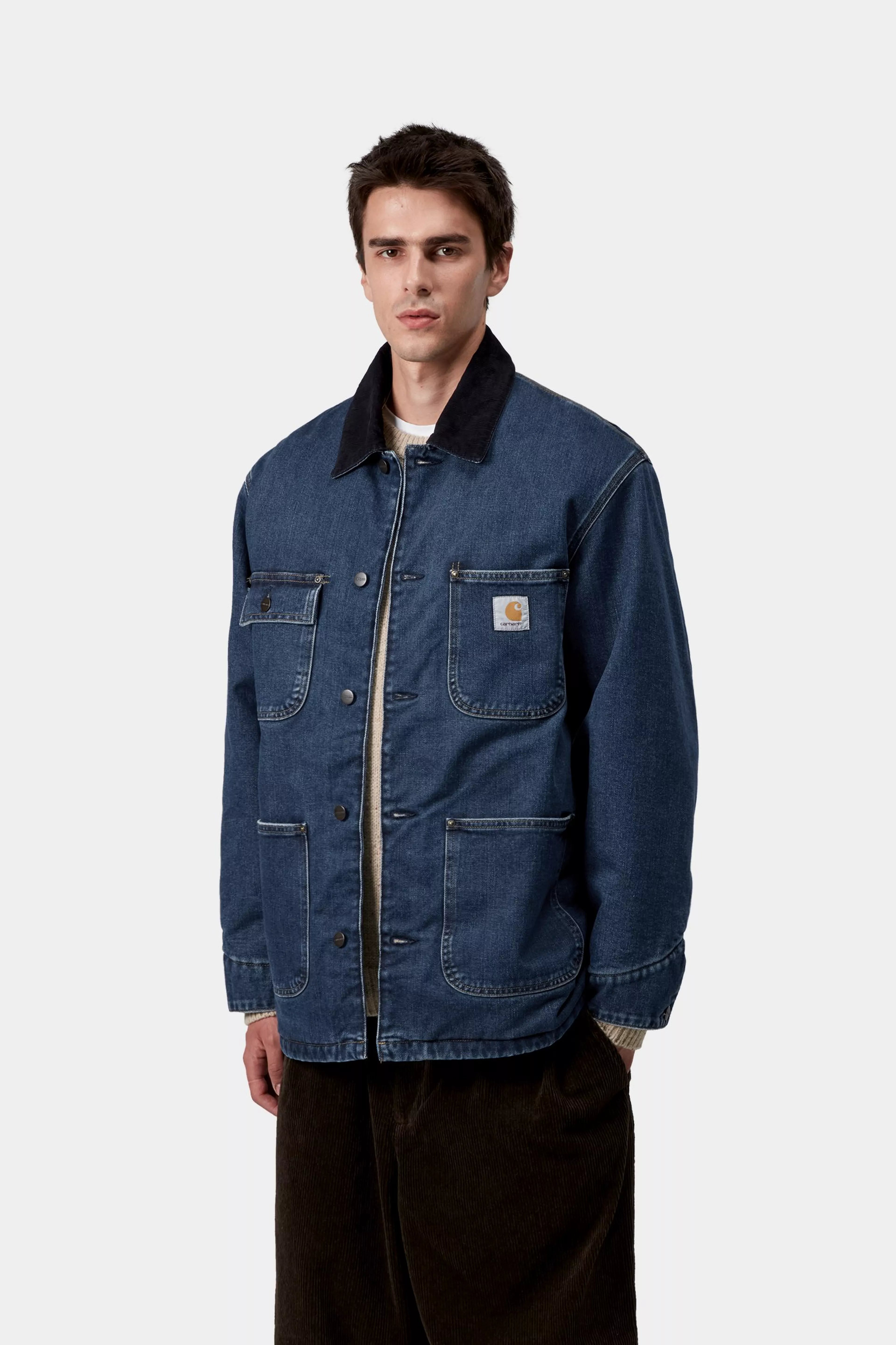 OG CHORE COAT  - Blue / Dark Navy (stone washed)