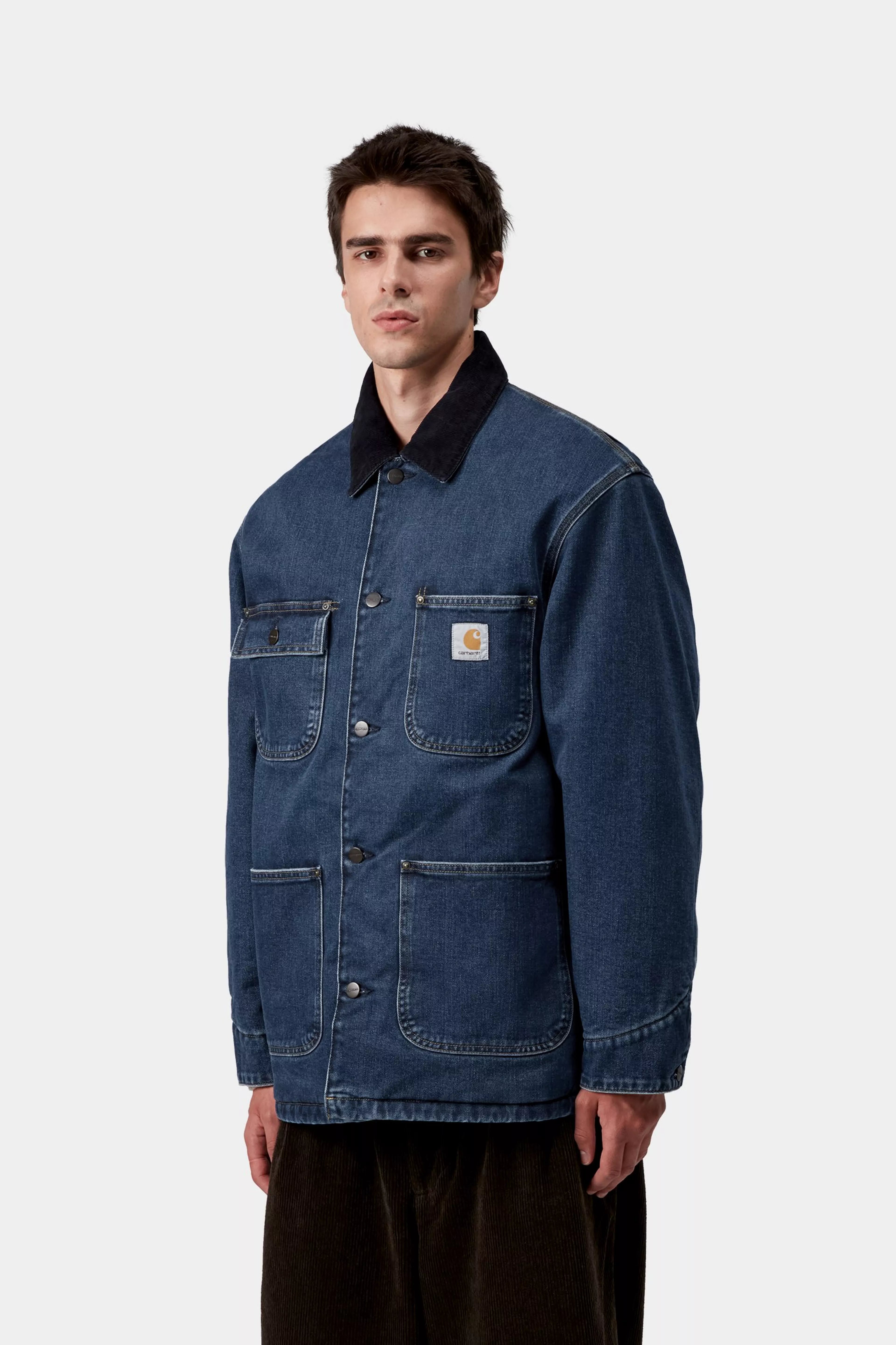 OG CHORE COAT  - Blue / Dark Navy (stone washed)