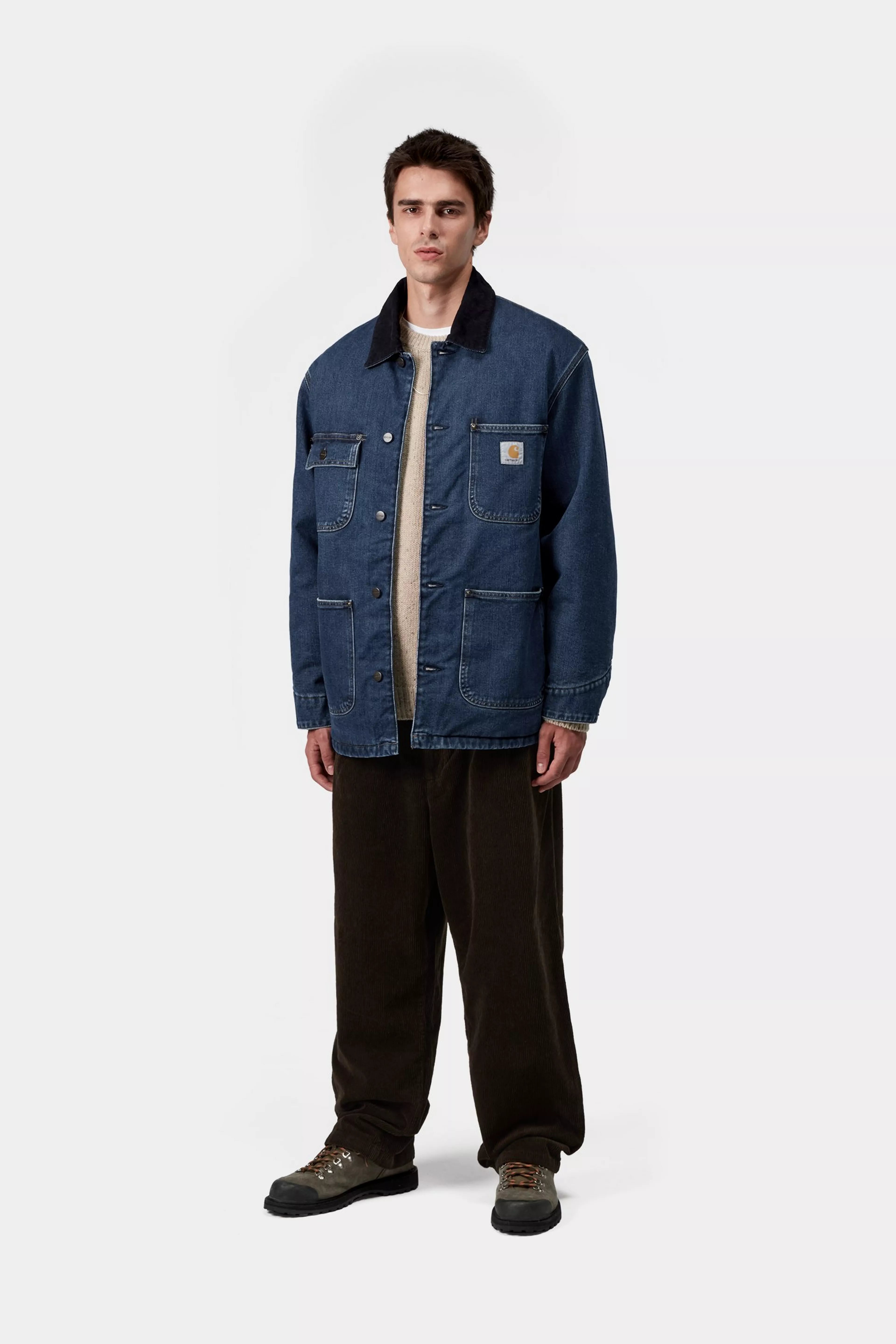 OG CHORE COAT  - Blue / Dark Navy (stone washed)