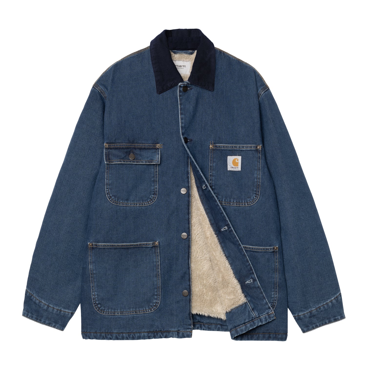 OG CHORE COAT  - Blue / Dark Navy (stone washed)