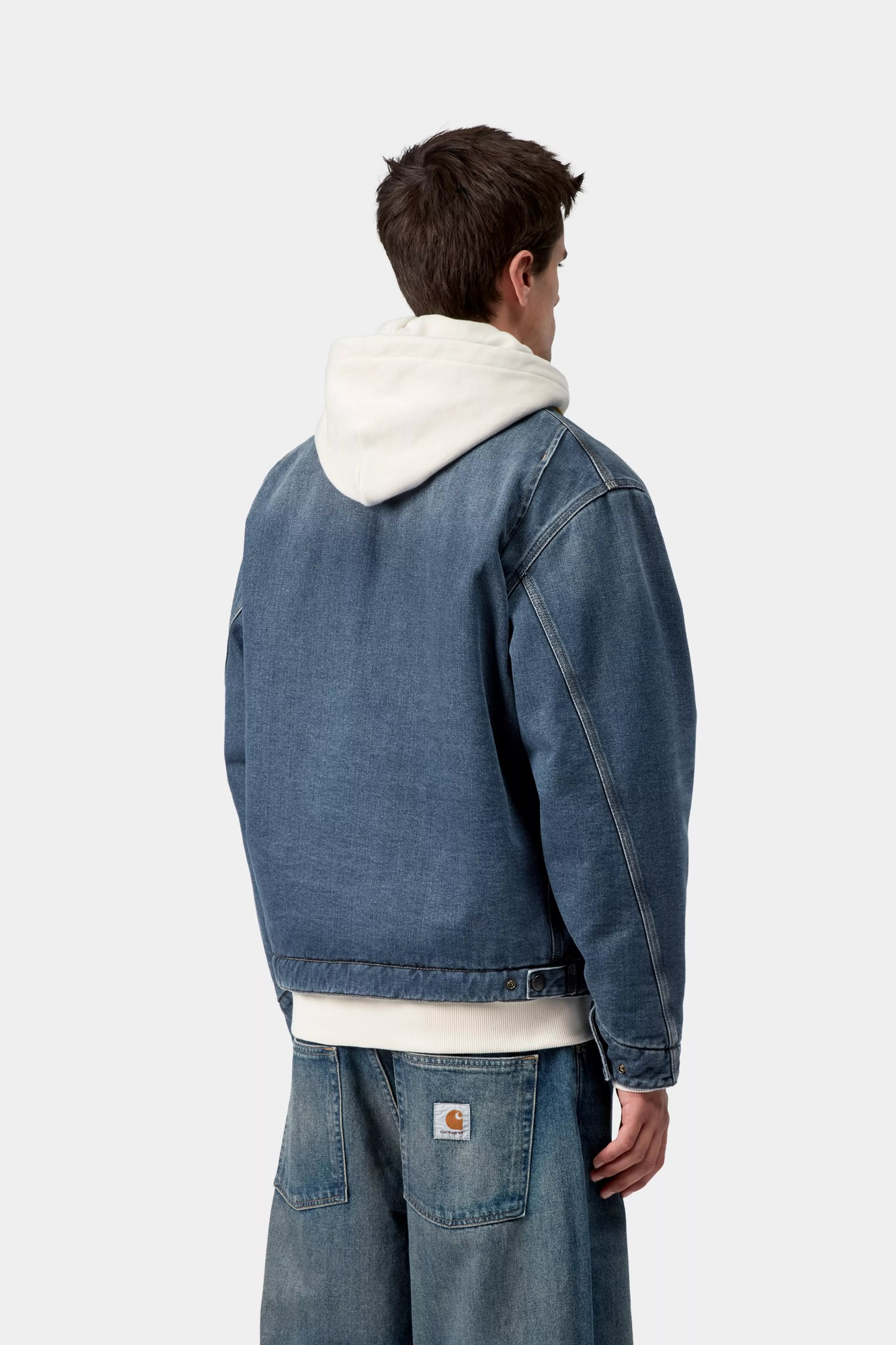 OG DETROIT JACKET  - Blue / Dusty H Brown (dark used wash) 3