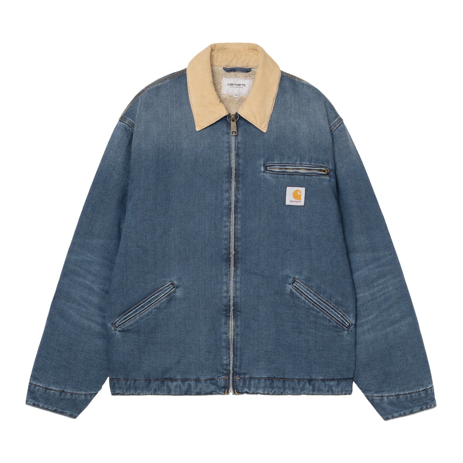 OG DETROIT JACKET - Blue / Dusty H Brown (dark used wash) 1