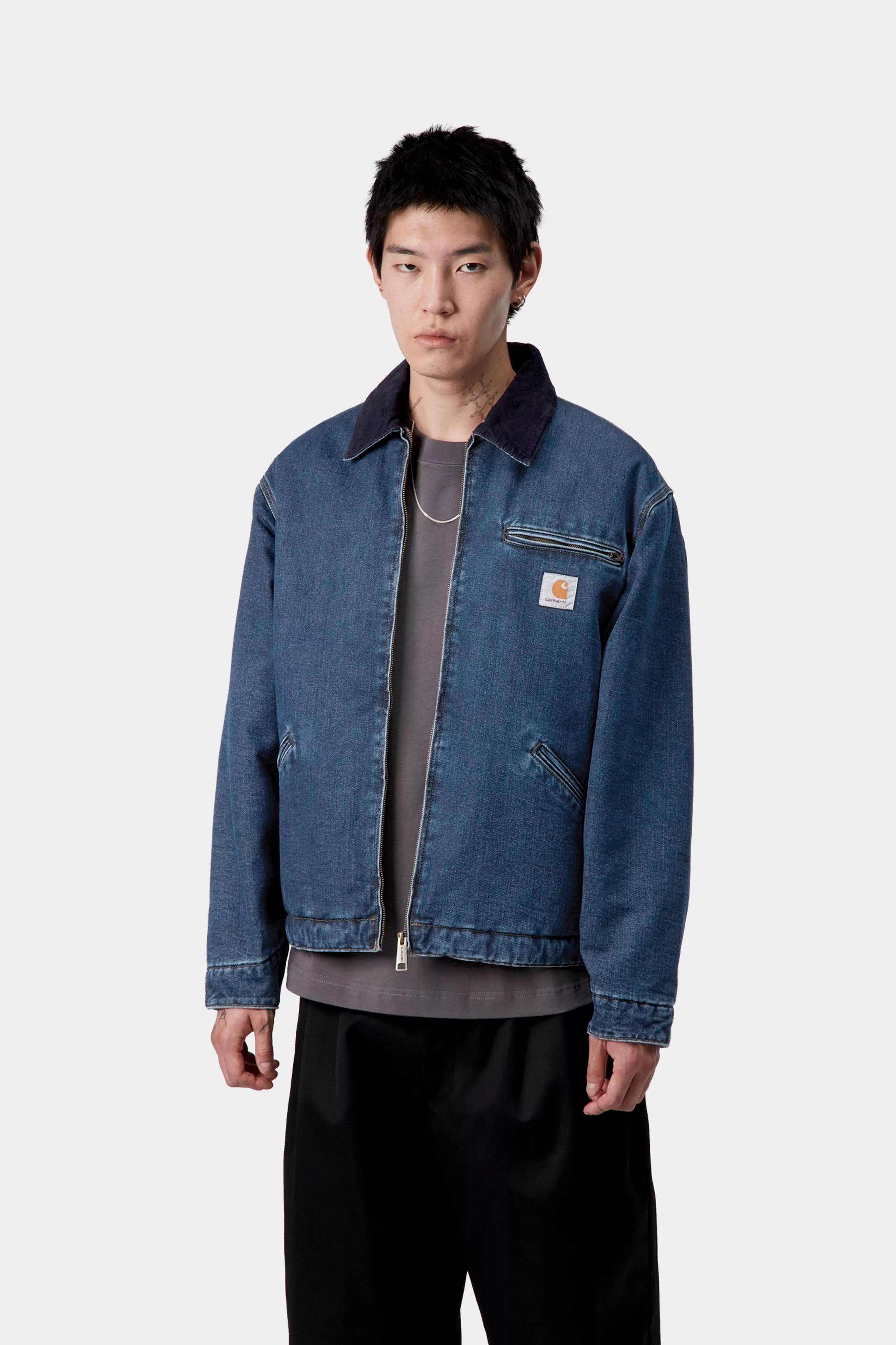 OG DETROIT JACKET  - Blue / Dark Navy (stone washed)