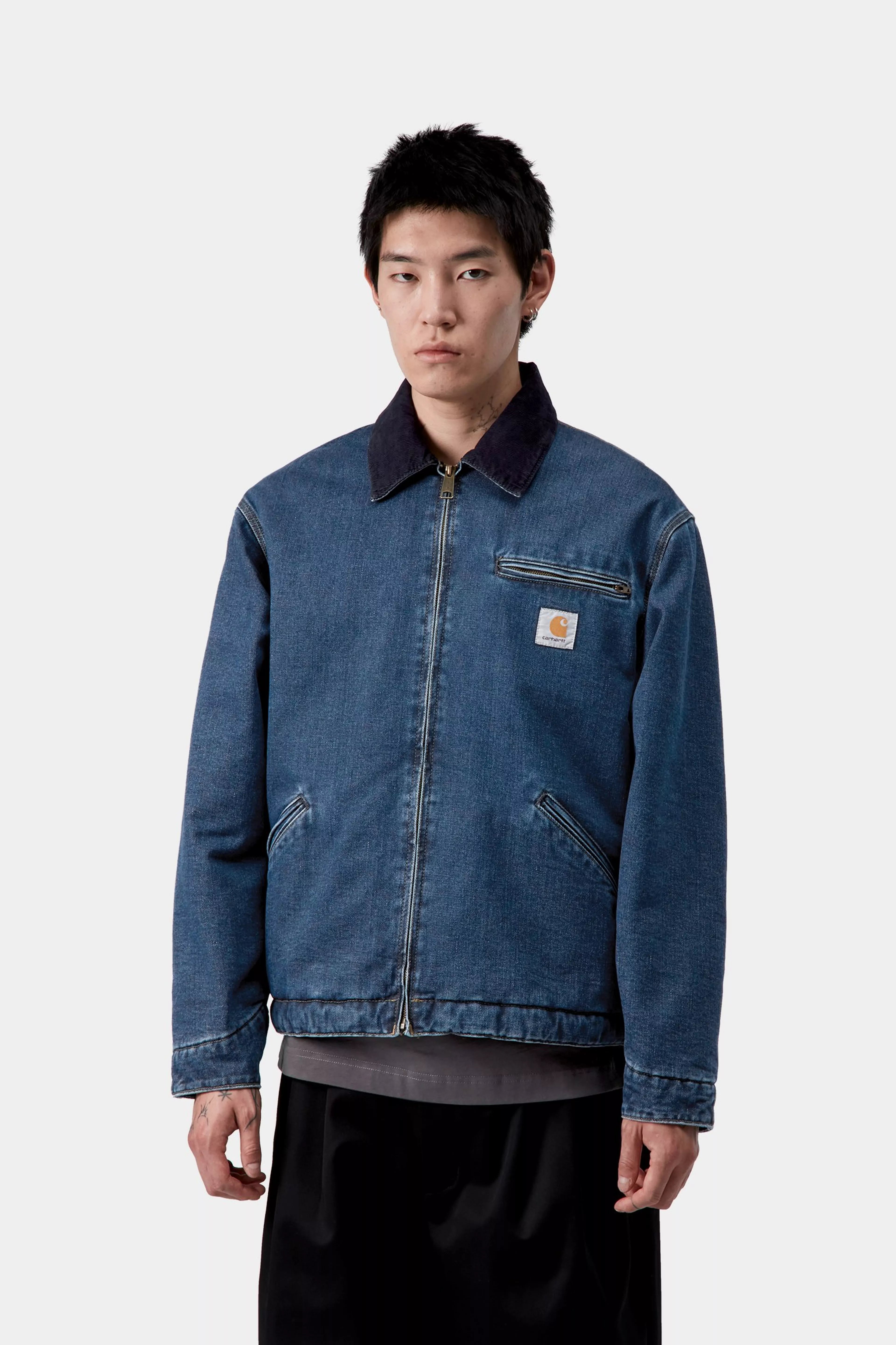 OG DETROIT JACKET  - Blue / Dark Navy (stone washed)