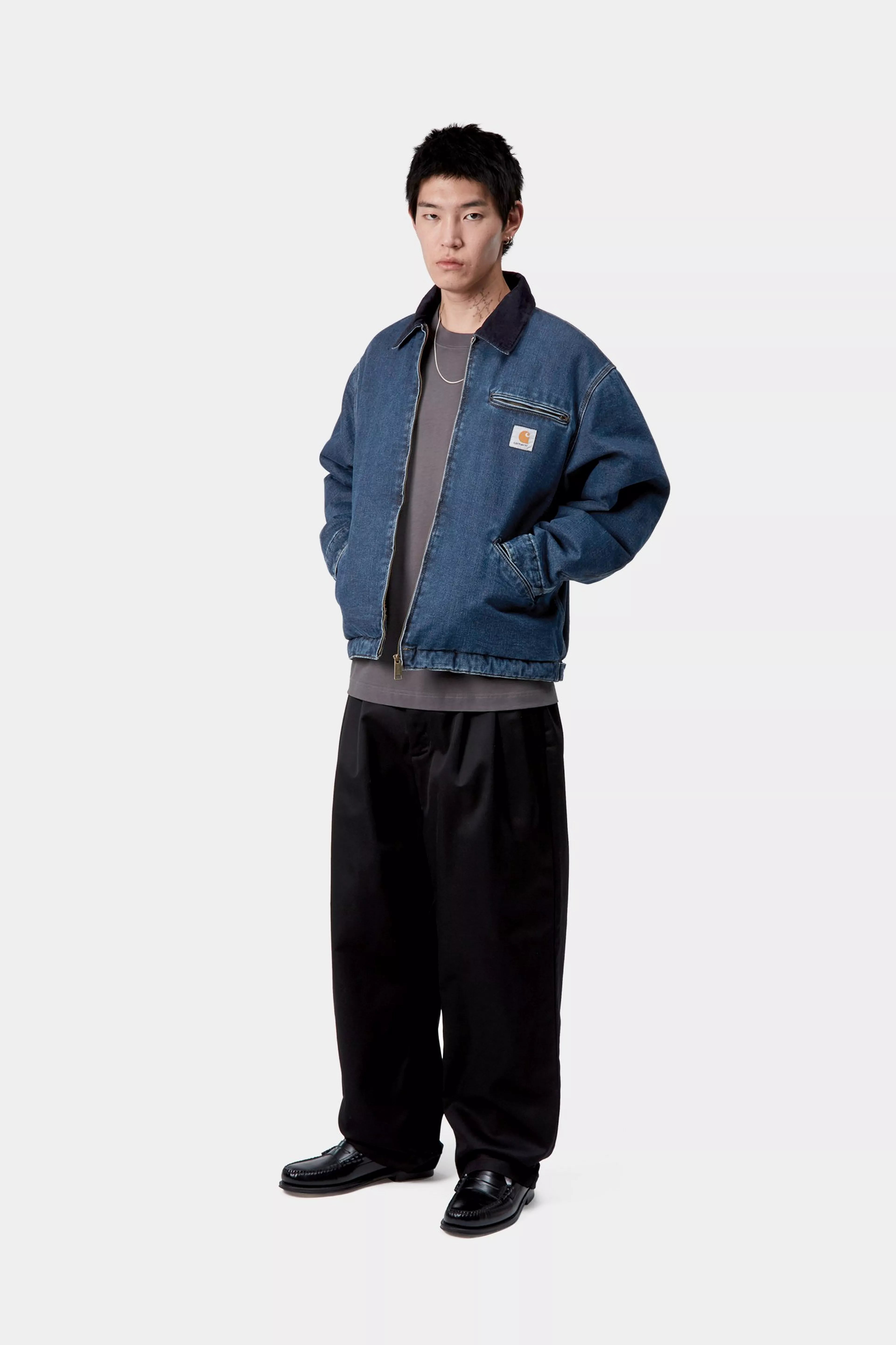 OG DETROIT JACKET  - Blue / Dark Navy (stone washed)