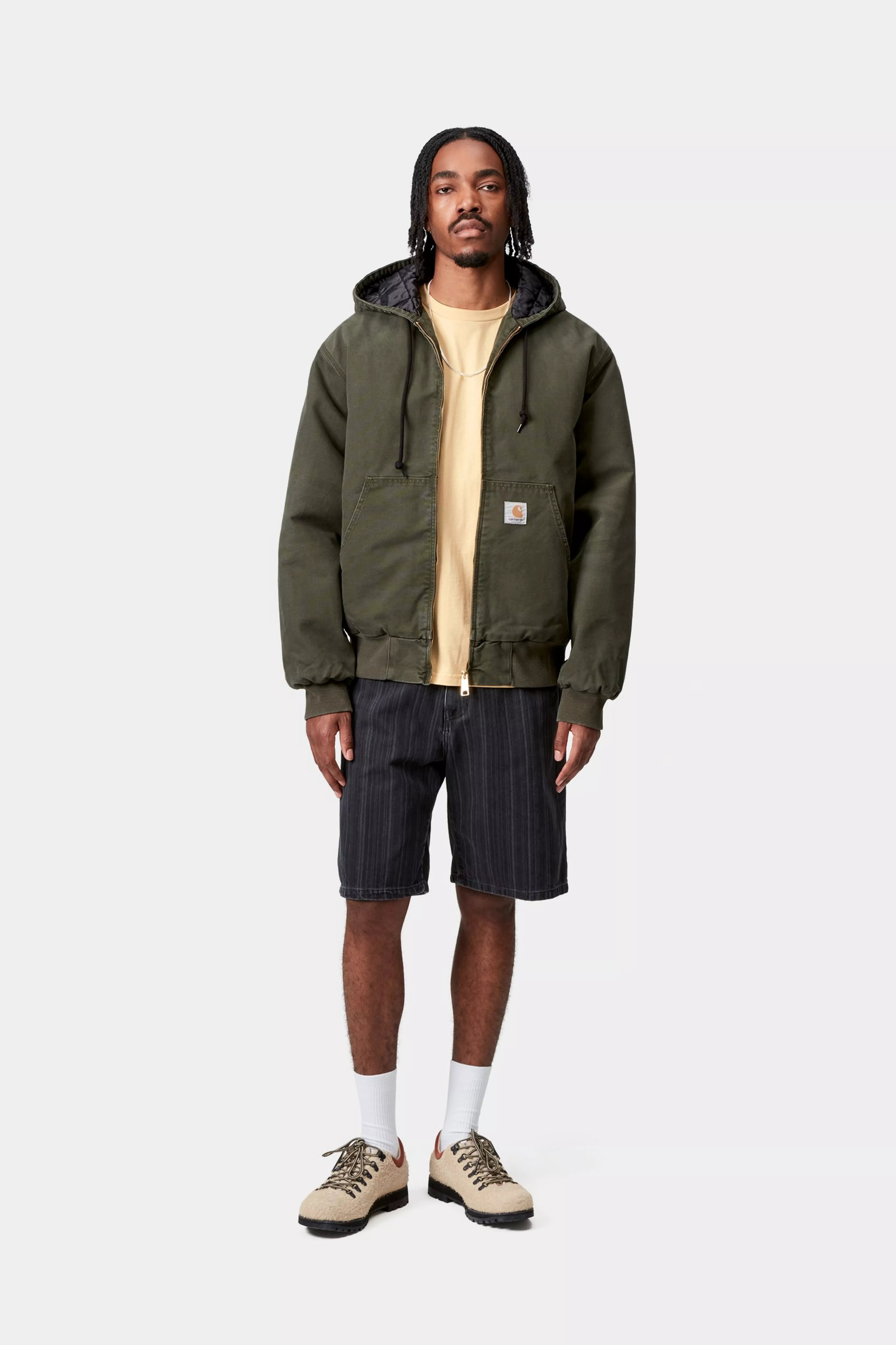 OG ACTIVE JACKET  - Olive (stone canvas)