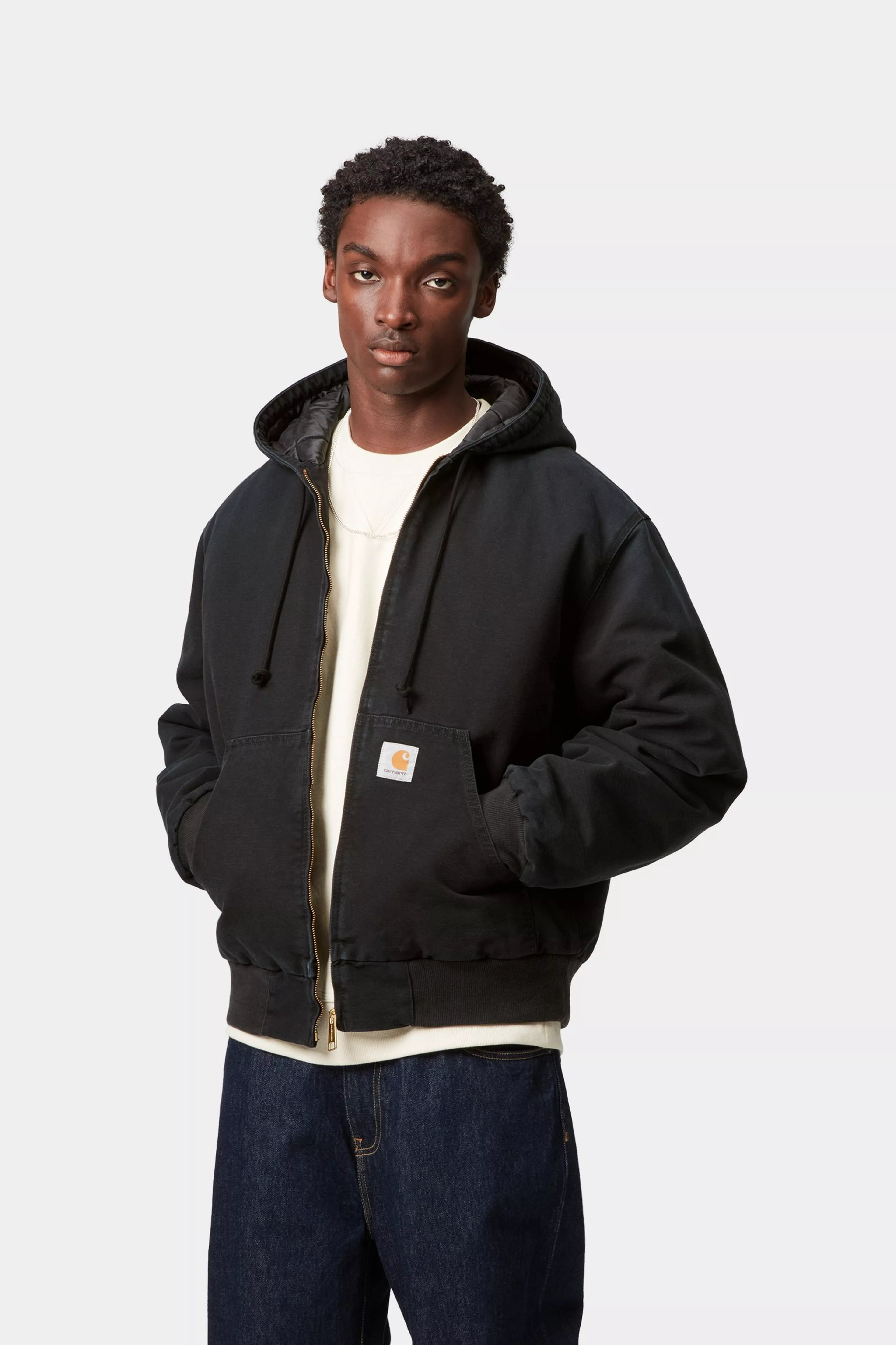 OG ACTIVE JACKET  - Black (stone canvas)