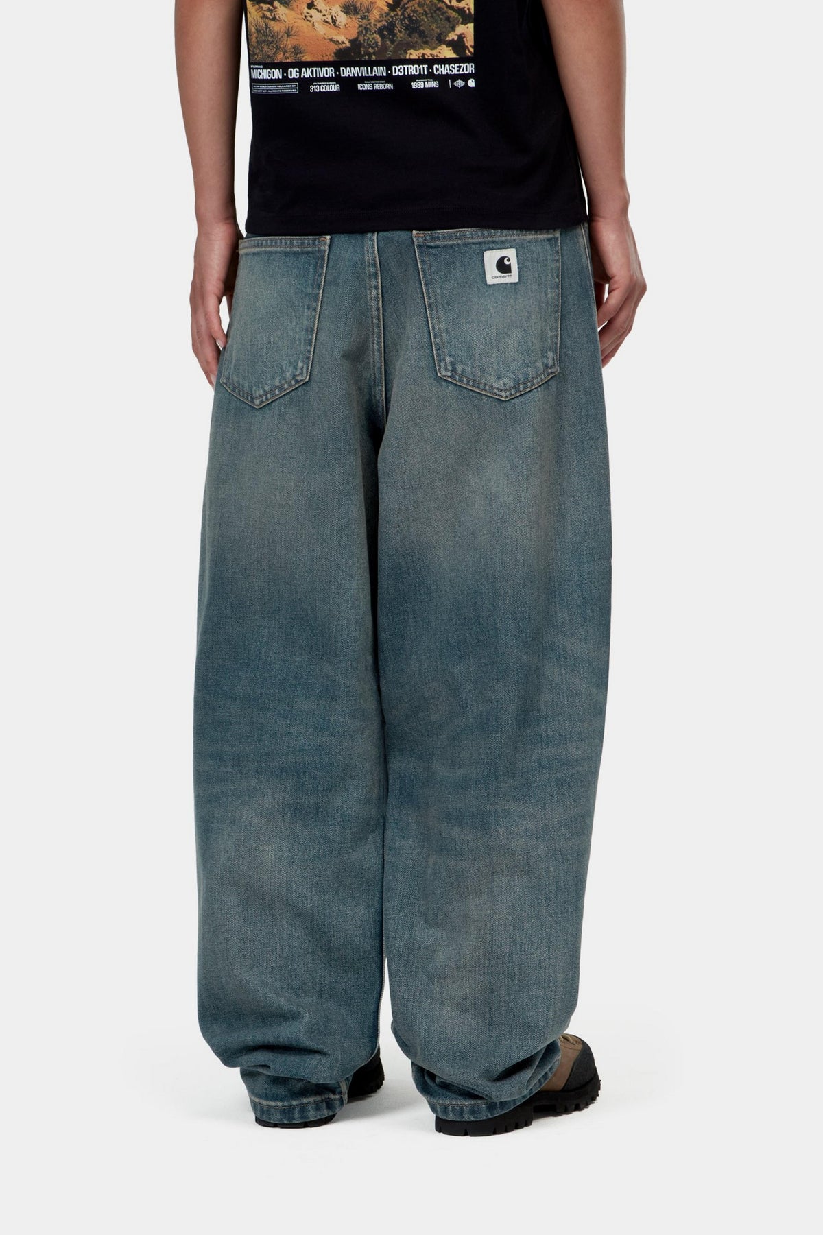 W' Brandon Pant - Blue, worn used wash