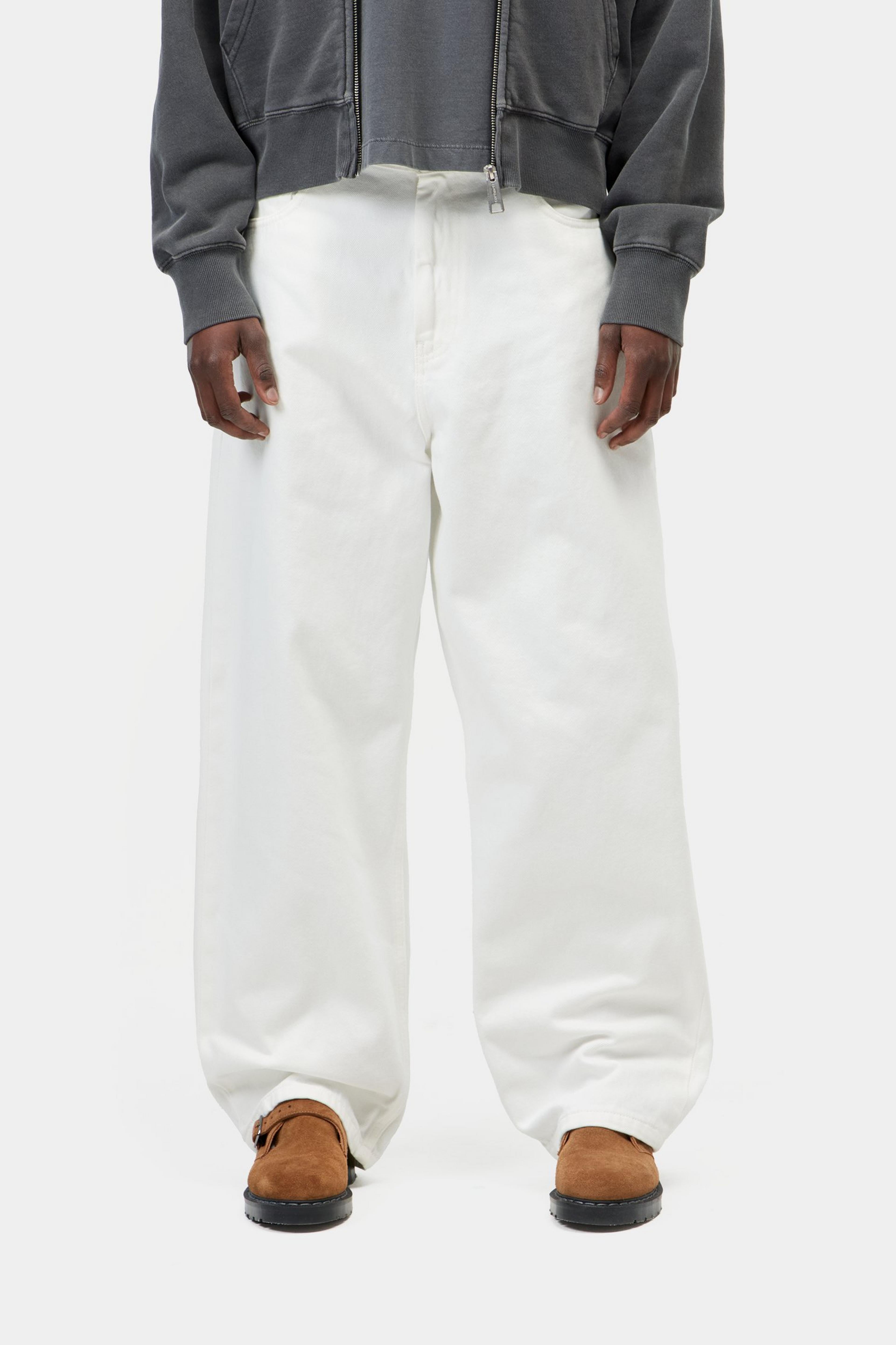 W' Brandon Pant - White (rinsed)