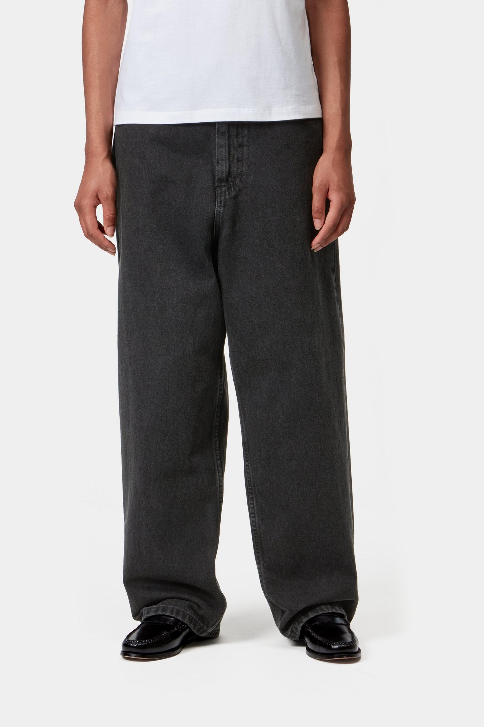 W' Brandon Pant - Black (stone washed) 2