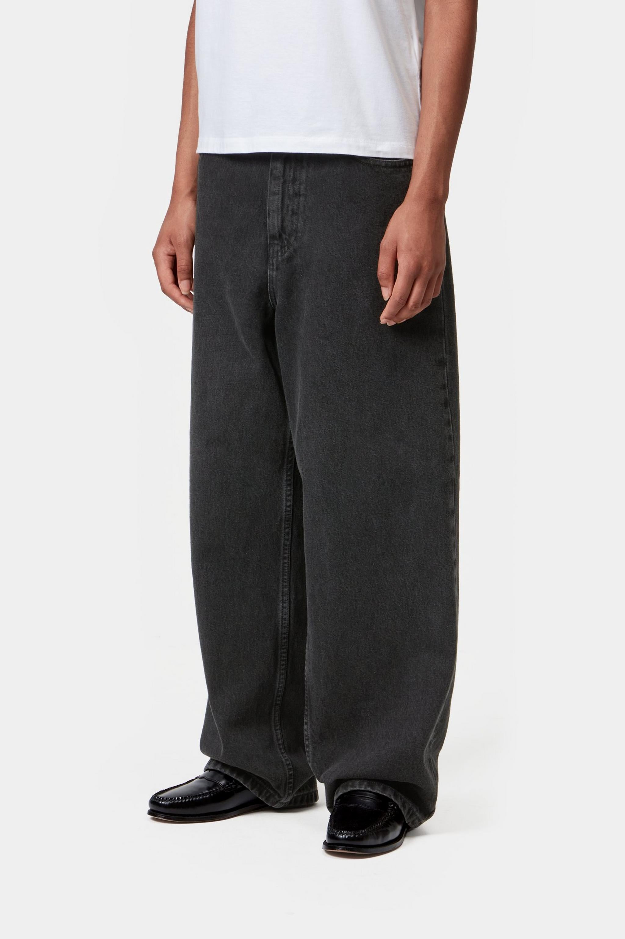 W' Brandon Pant - Black (stone washed) 3