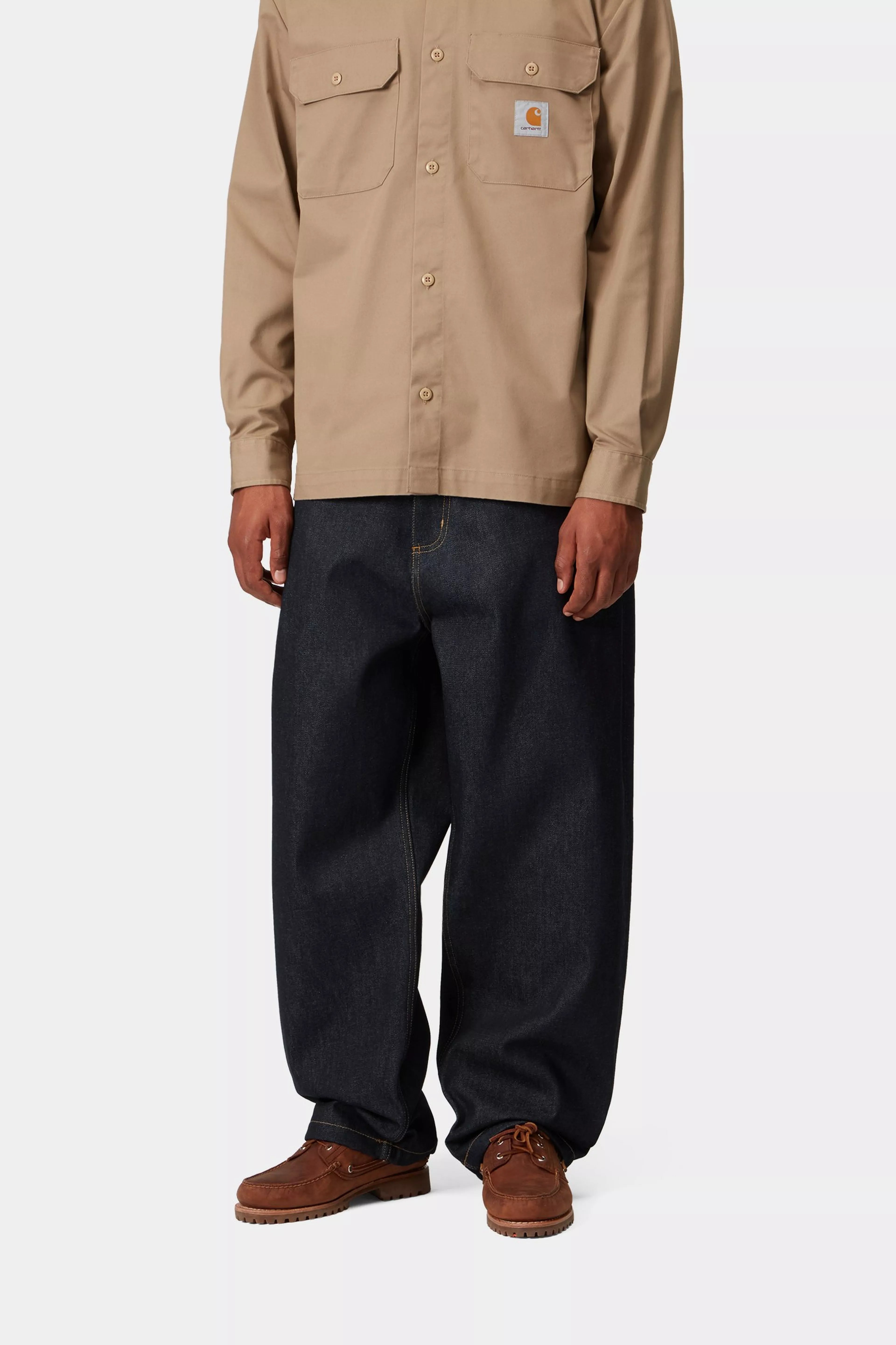 BRANDON PANT  - Blue (rigid)