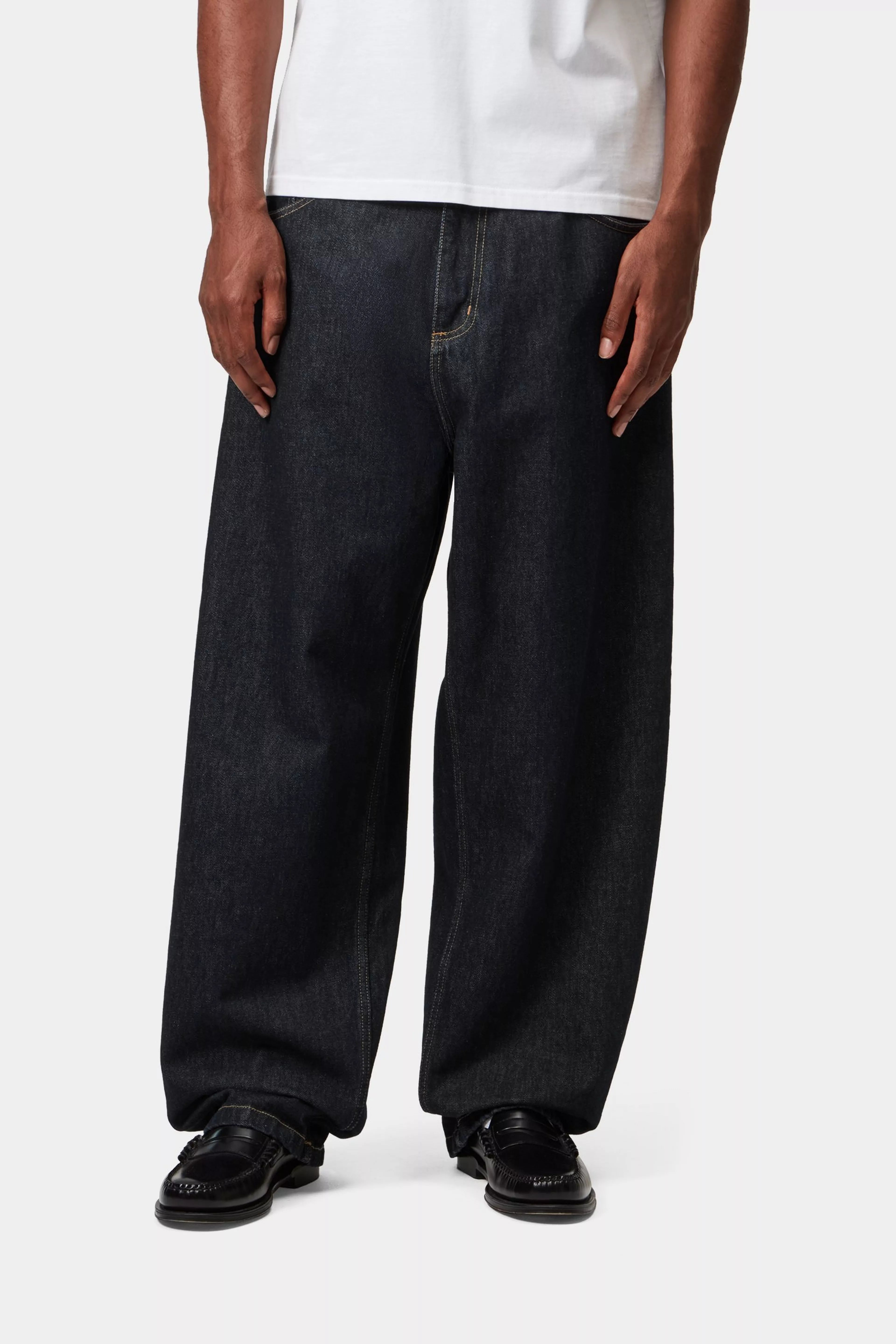 Carhartt BRANDON PANT rinsed Sサイズ ブラック Carhartt WIP BRANDON PANT Black rinsed S