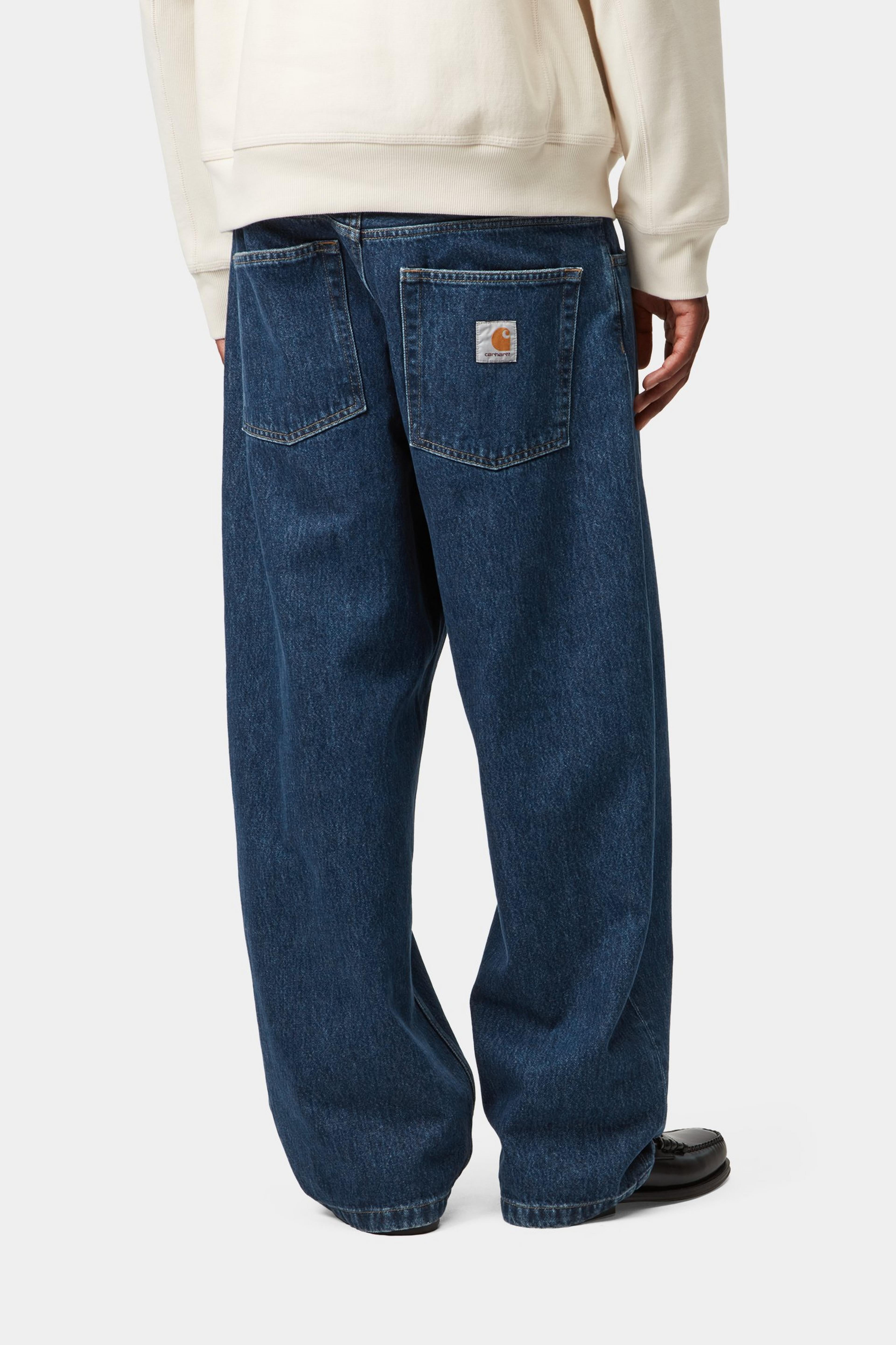 Brandon Pant - Blue, Stone washed 4
