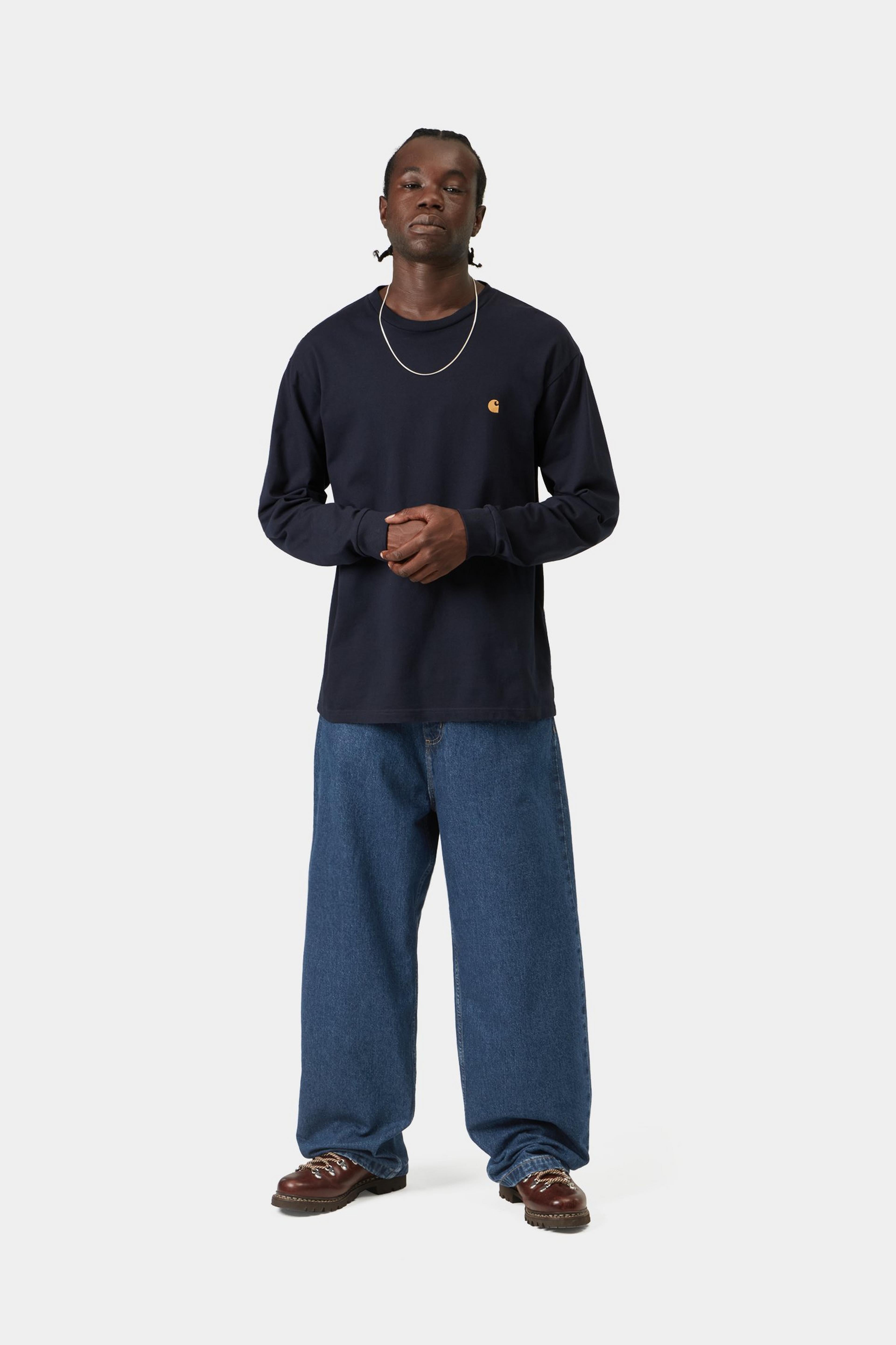 Brandon Pant - Blue, stone washed