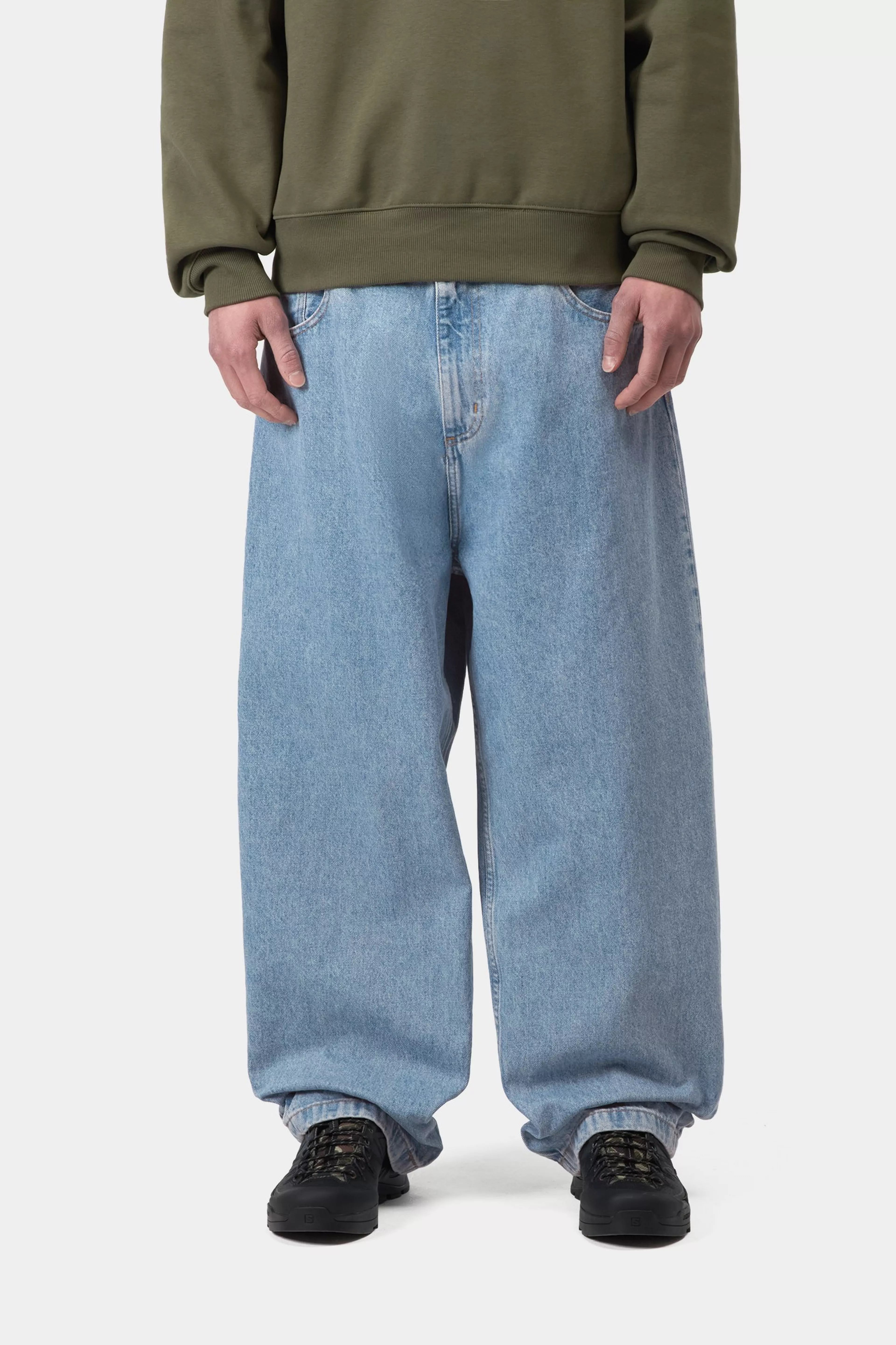 Brandon Pant - Blue (stone bleached) 2