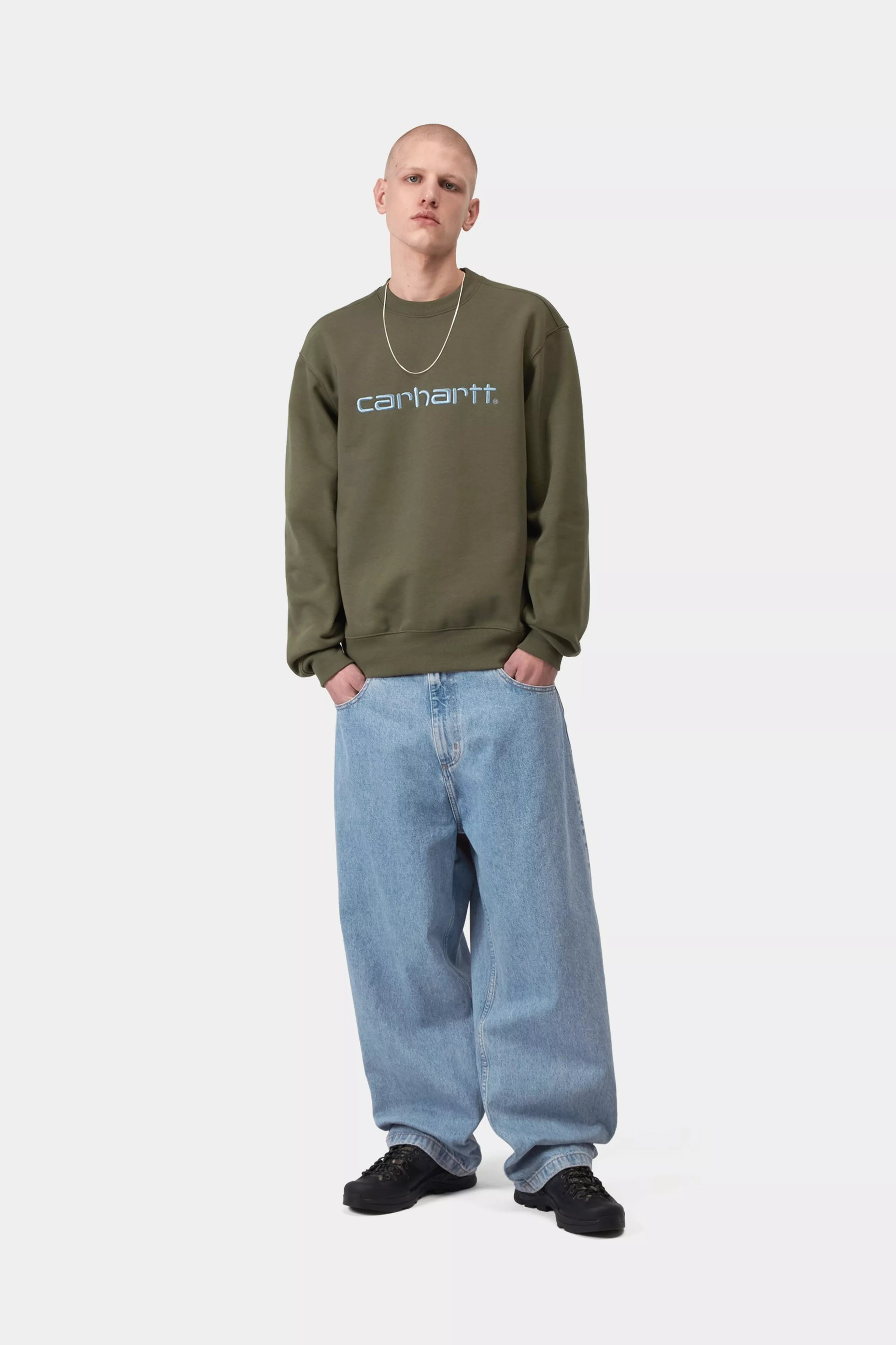 Brandon Pant - Blue (stone bleached) 5