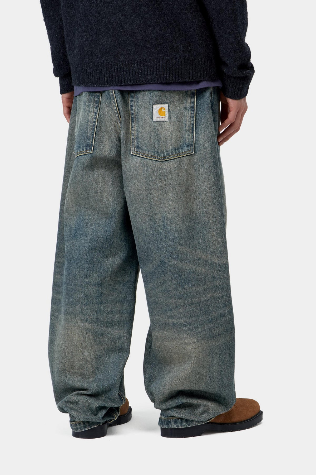 Brandon Pant - Blue, worn used wash