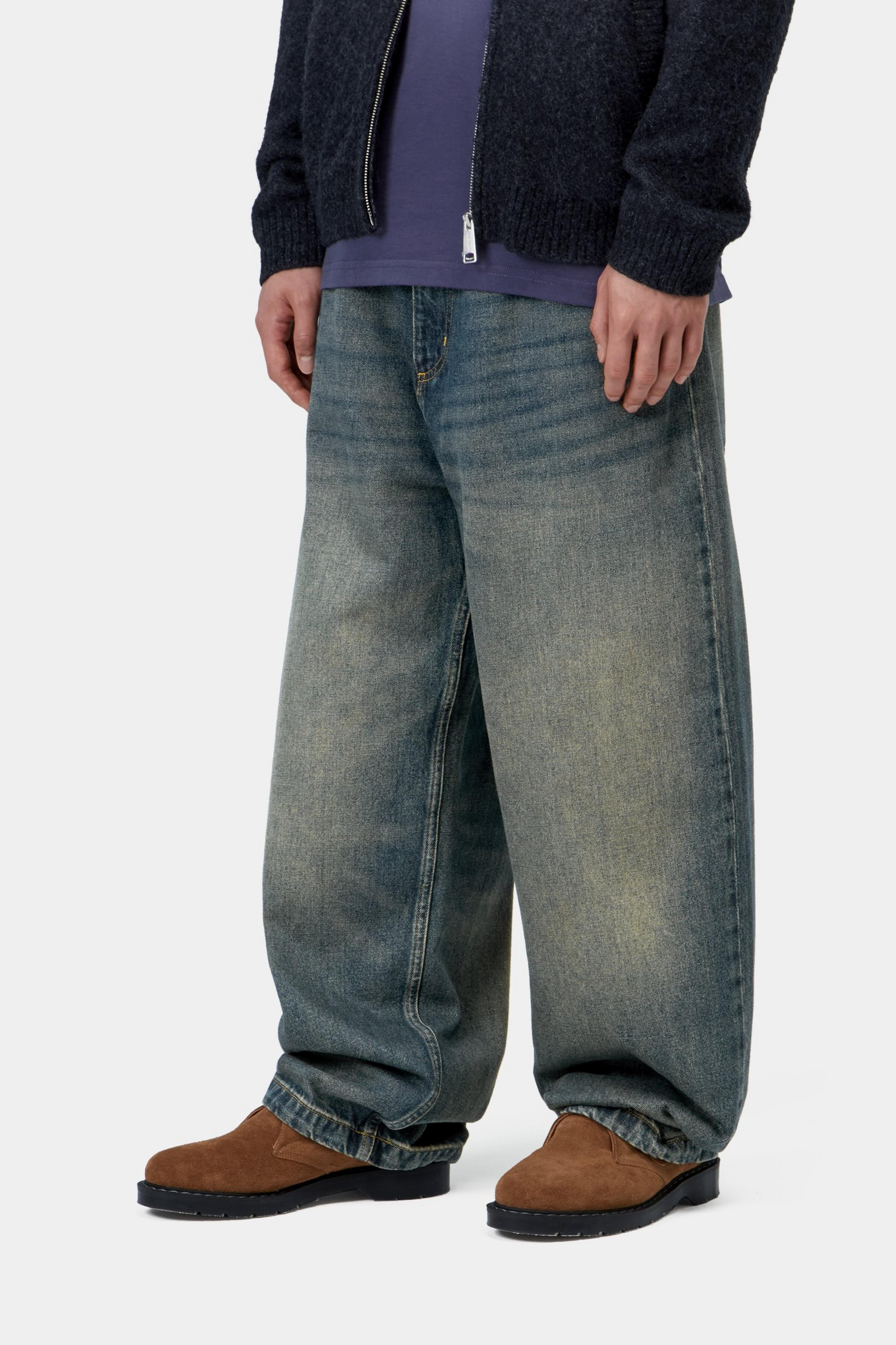 Brandon Pant - Blue, worn used wash