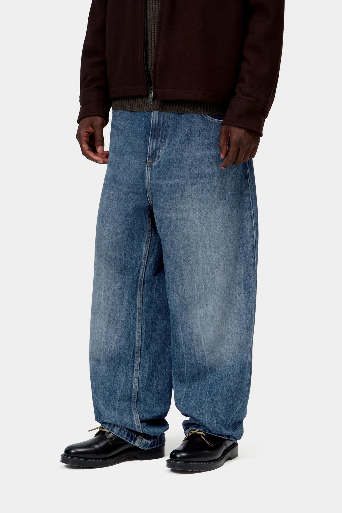 Brandon Pant - Blue, marble used wash