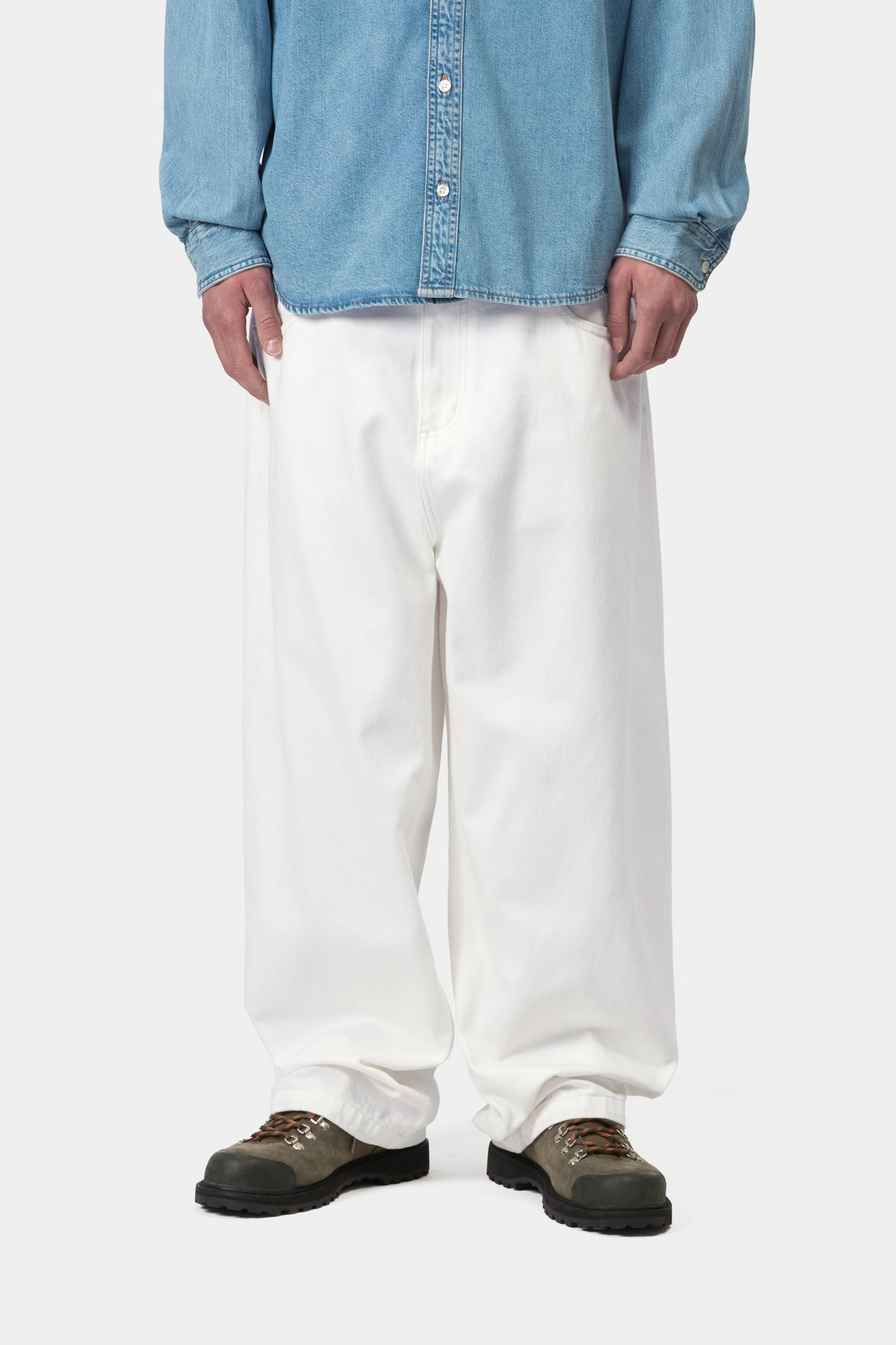 Brandon Pant - White, Rinsed