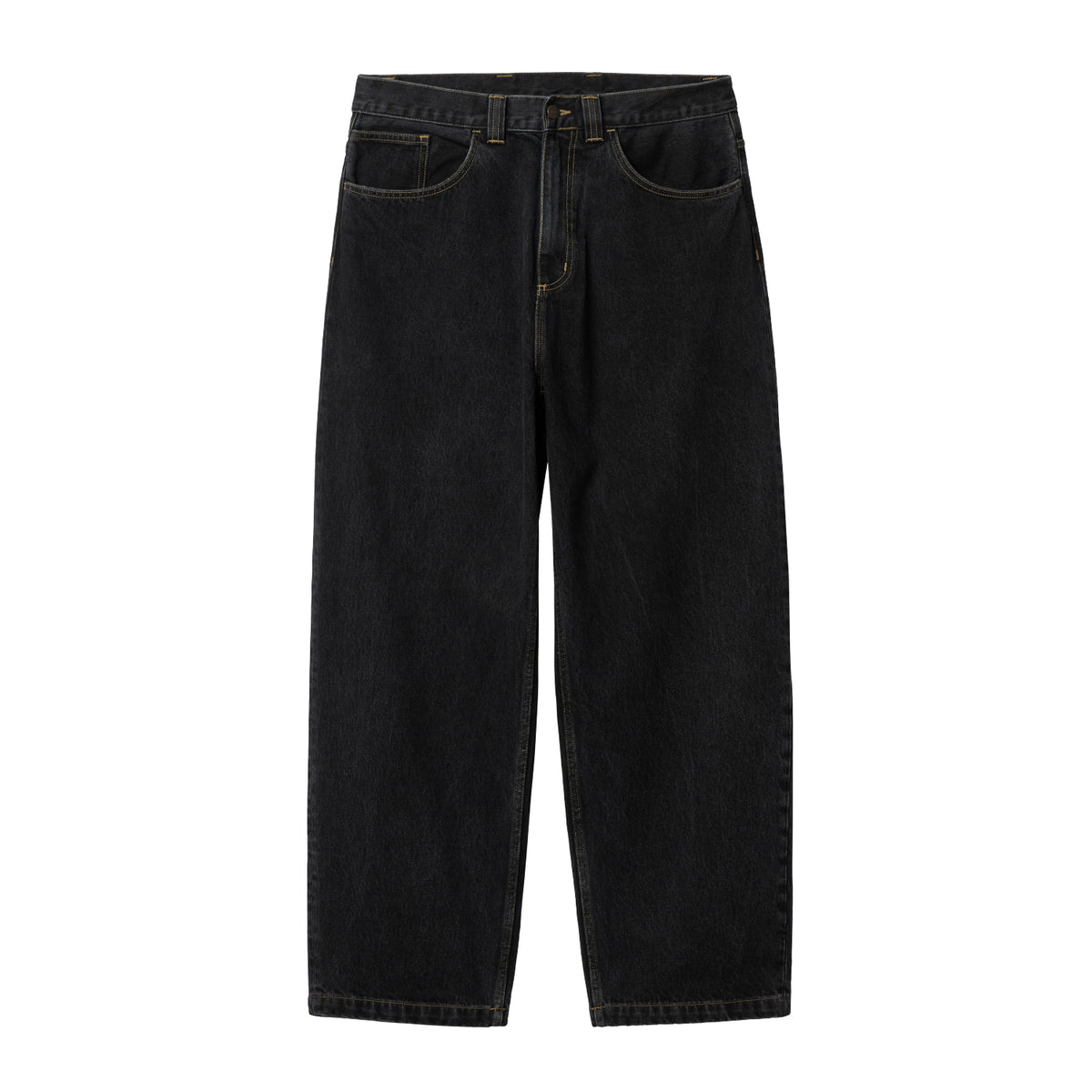 Brandon Pant - Black, stone washed