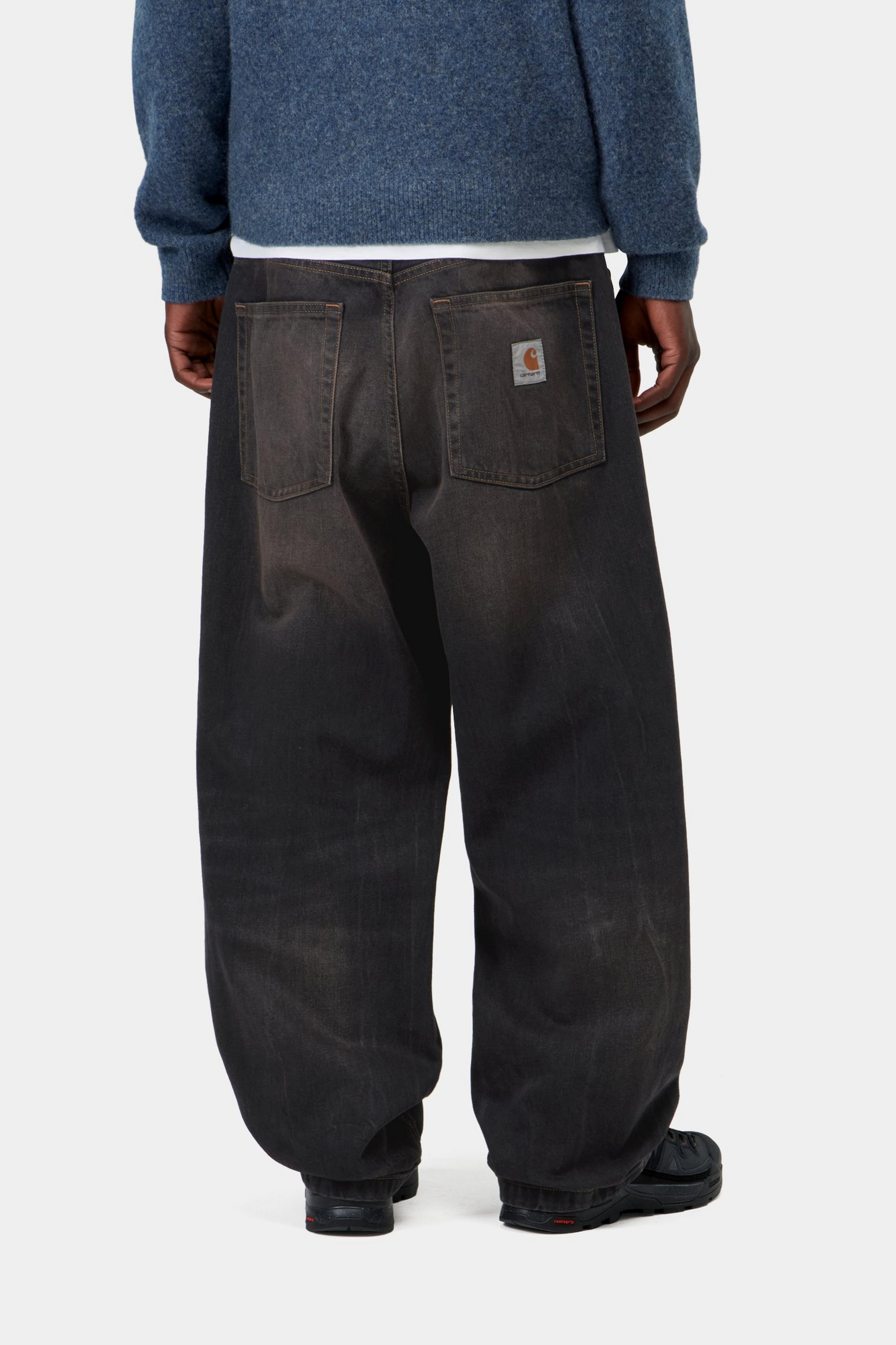 Brandon Pant - Black tobacco used wash 4