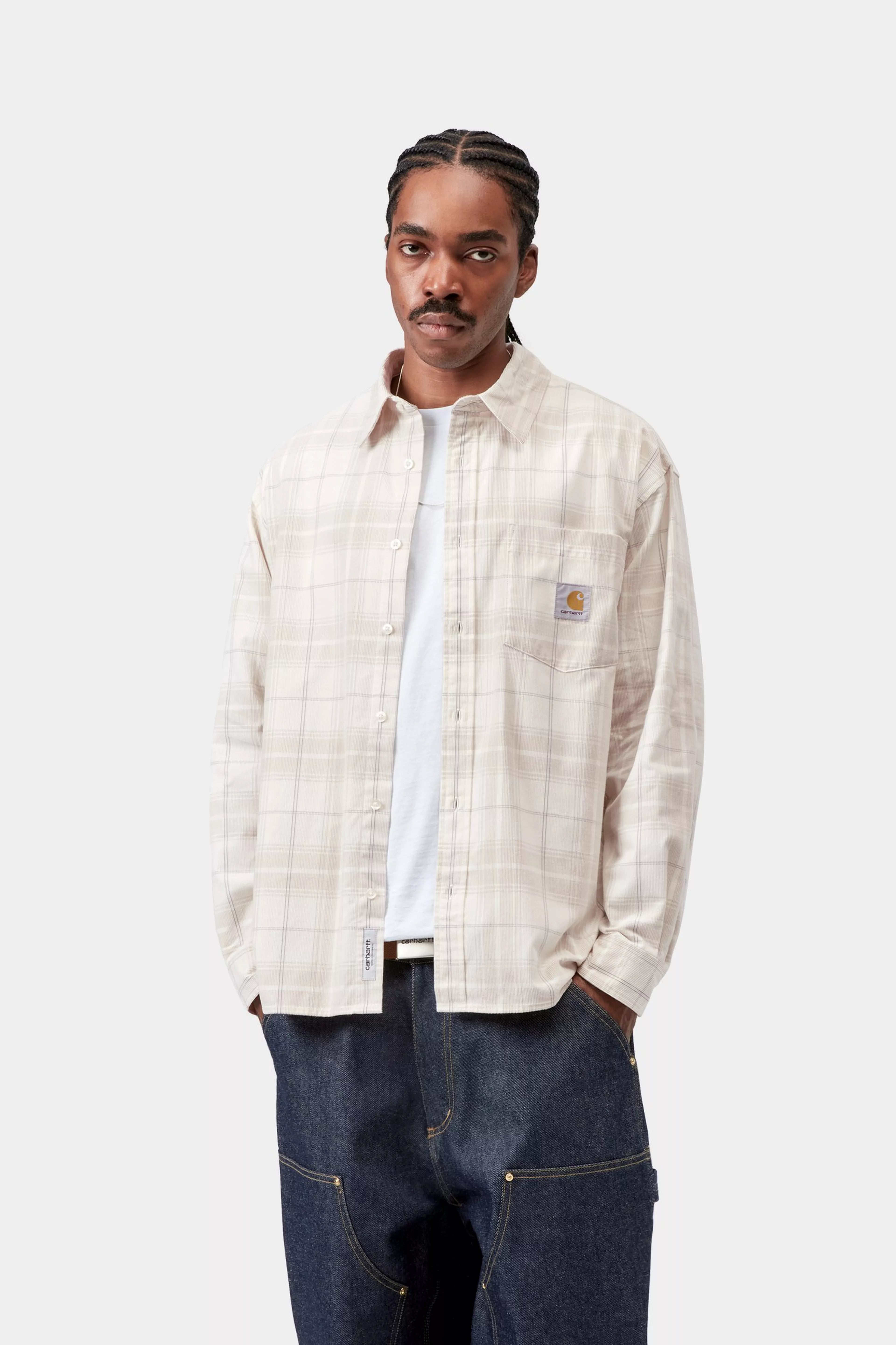 L/S Wilber Shirt - Wilber Check, Natural