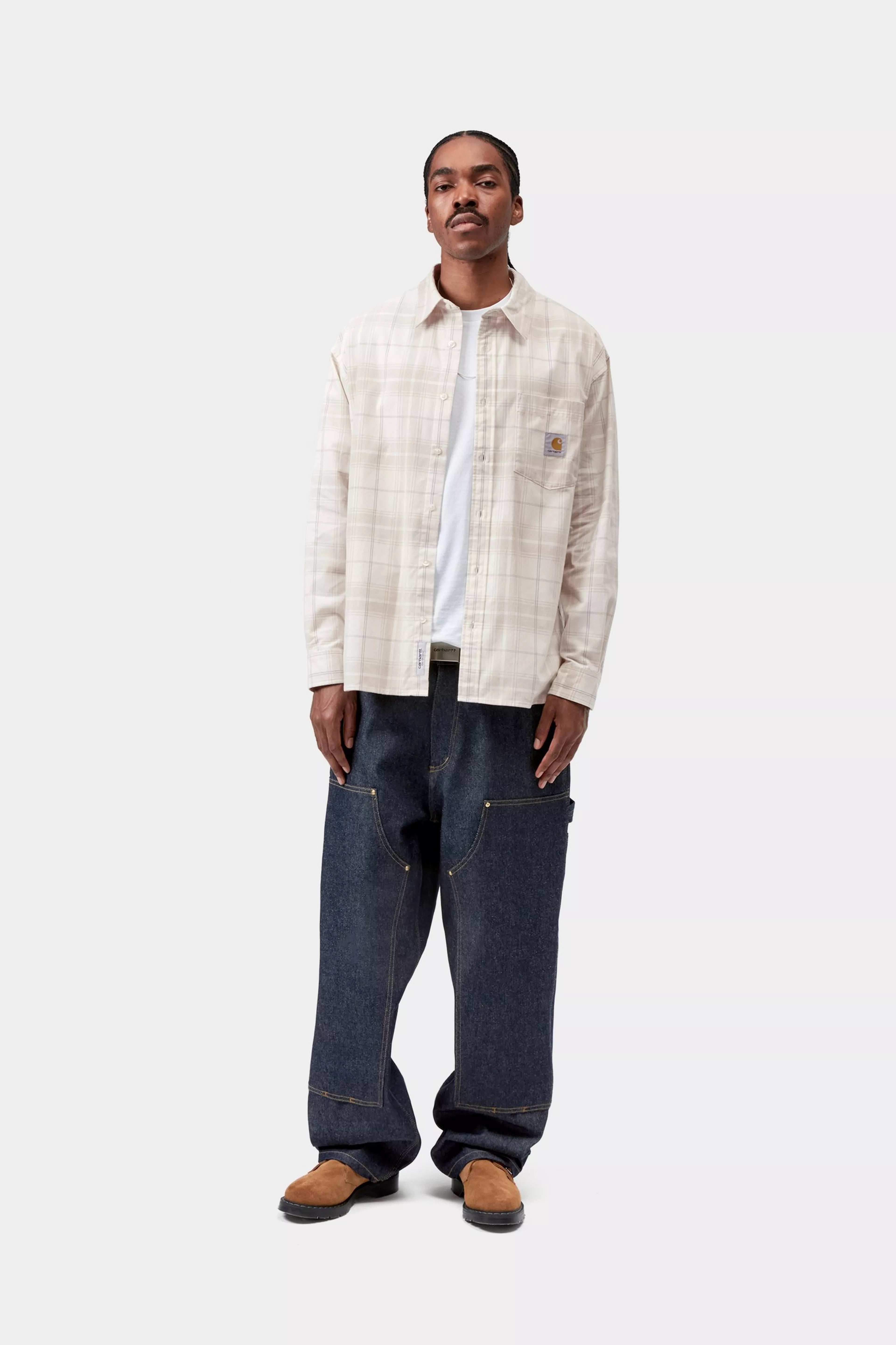 L/S Wilber Shirt - Wilber Check, Natural