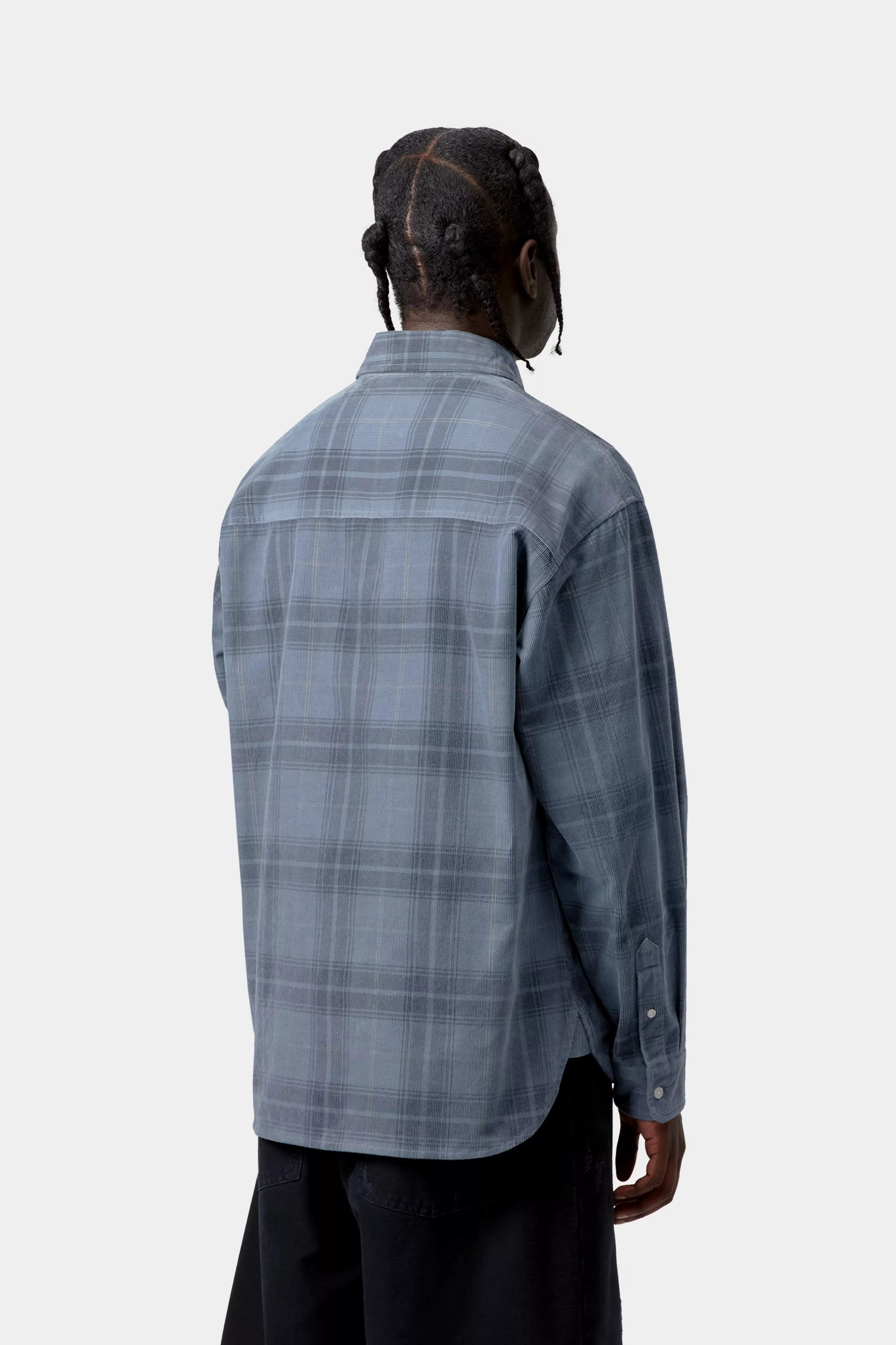L/S Wilber Shirt - Wilber Check, Velvet Blue