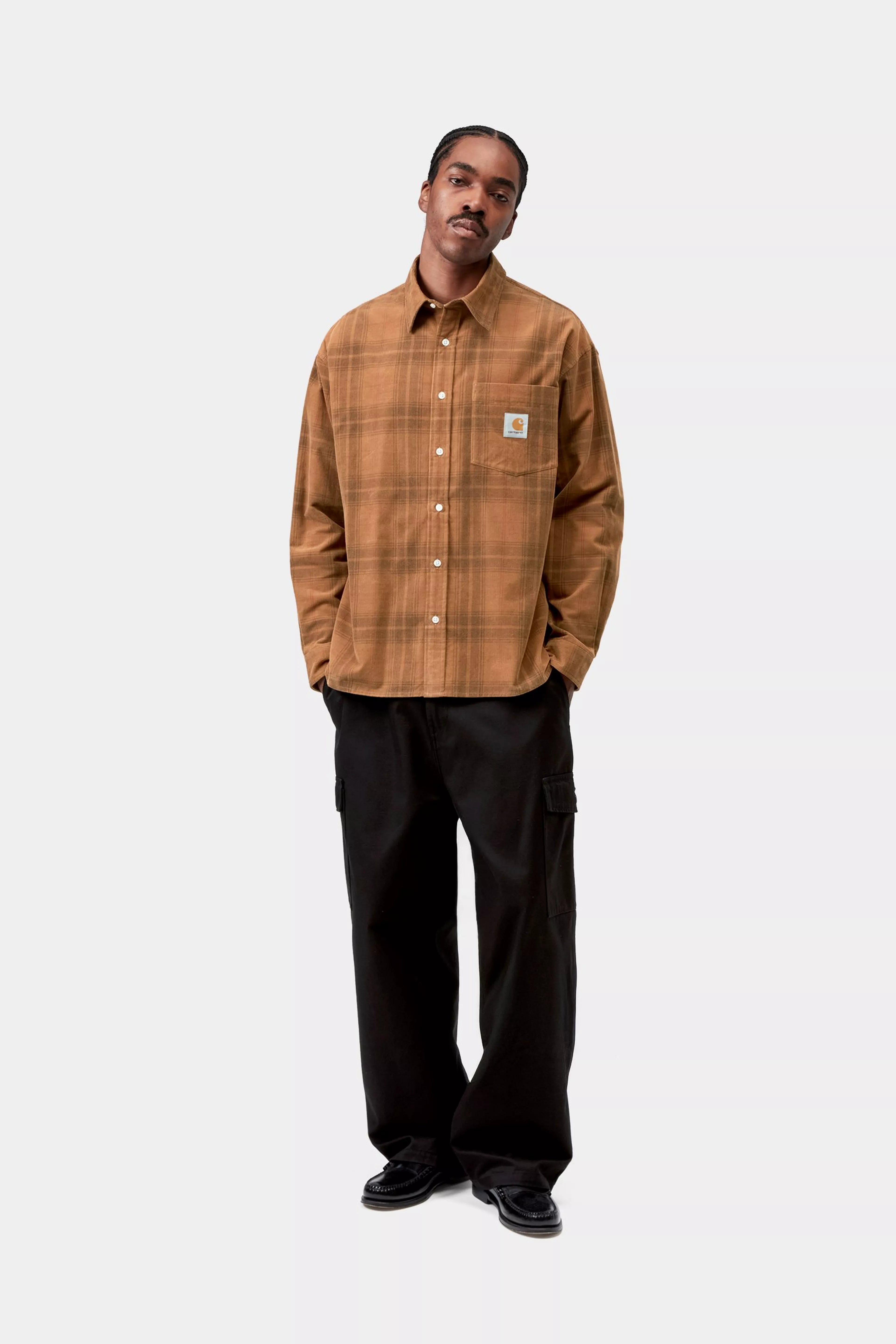 L/S Wilber Shirt - Wilber Check, Hamilton Brown 4