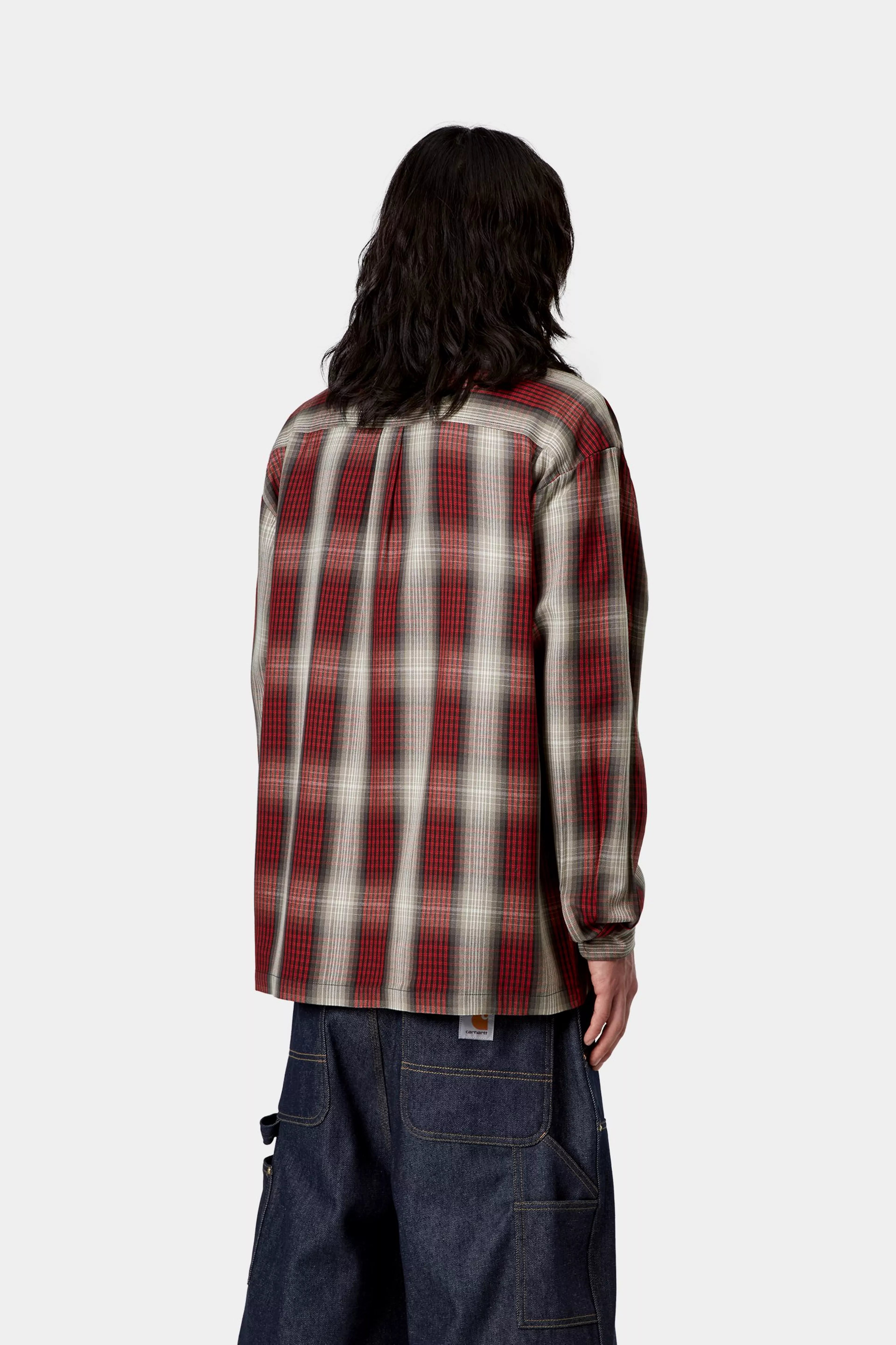 L/S Harlin Shirt - Harlin Check, Chili Pepper