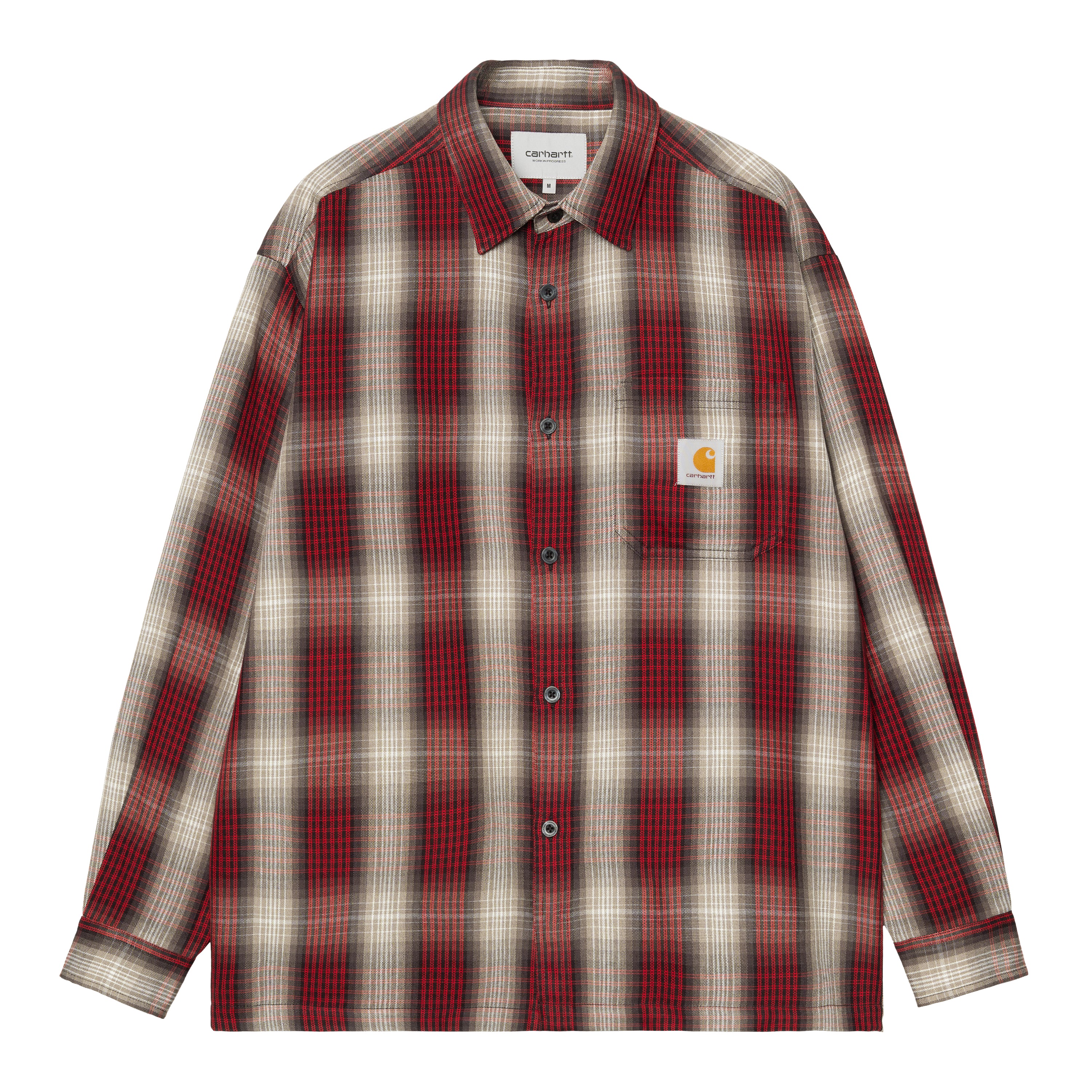 L/S Harlin Shirt - Harlin Check, Chili Pepper