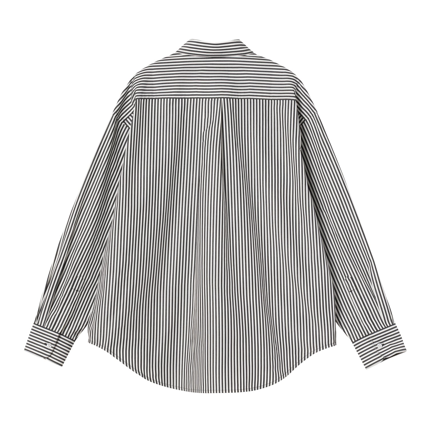 W' L/S Daldry Shirt - Daldry Stripe, Black / Wax