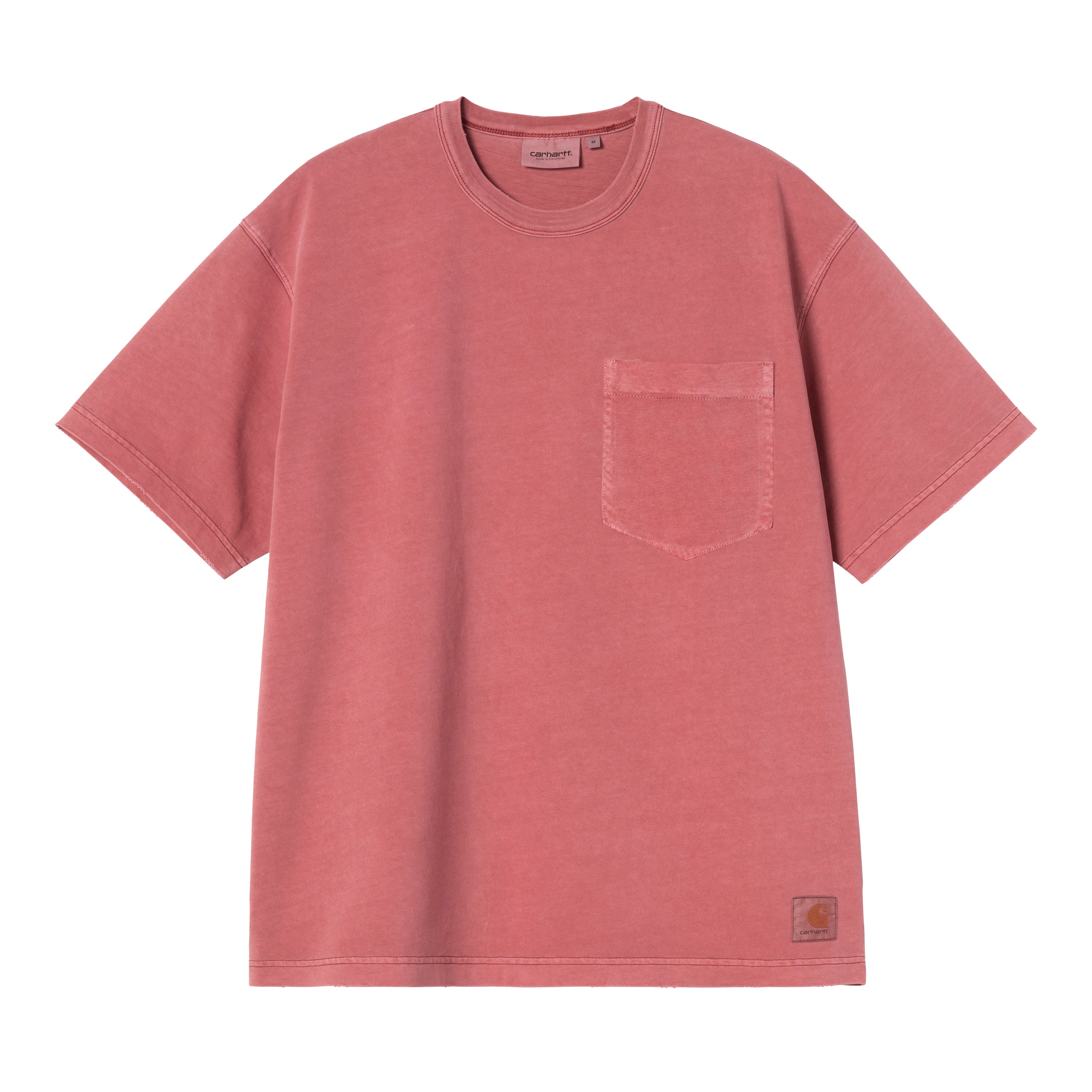S/S Torion Pocket T-Shirt - Marsala (grind wash) 1